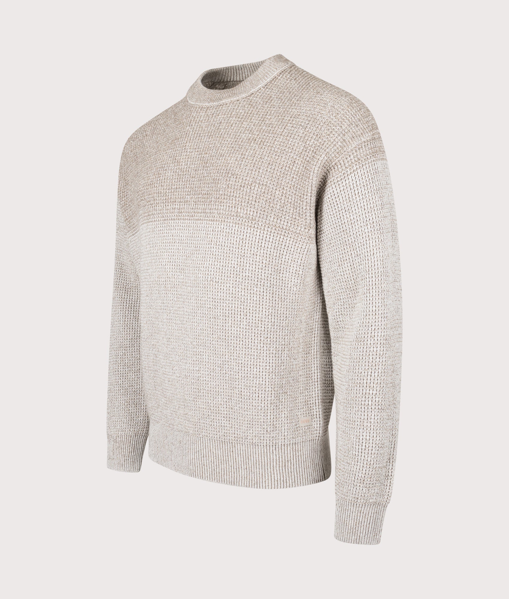 Kartney Jumper in Open Grey | BOSS | EQVVS | Front angle shot 