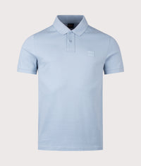 Slim Fit Passenger Polo Shirt: 458 Light/Pastel Blue 