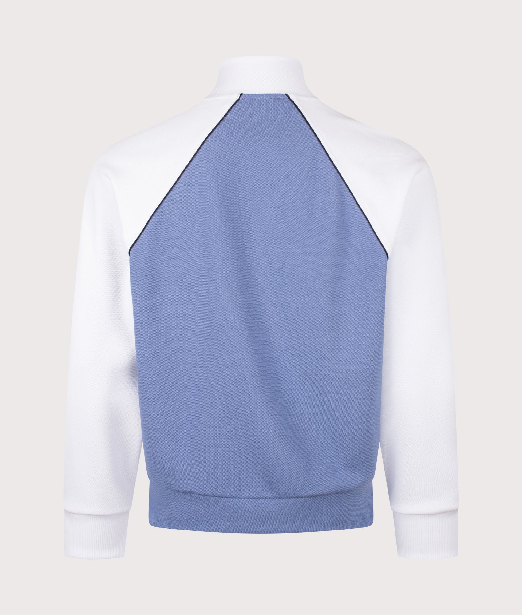 Join Skaz Track Top in Light/Pastel Blue by BOSS. Shot by EQVVS. Back shot.