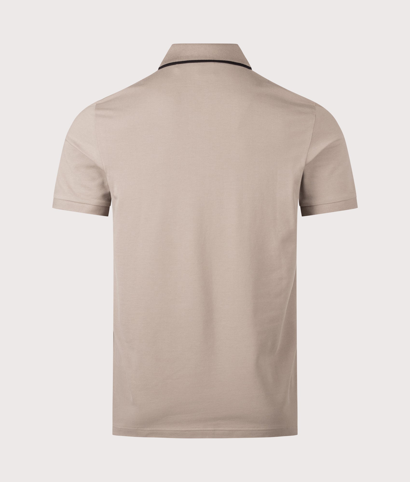 Slim Fit Philix Polo Shirt in Light/Pastel Green by BOSS. Sot by EQVVS. Back shot