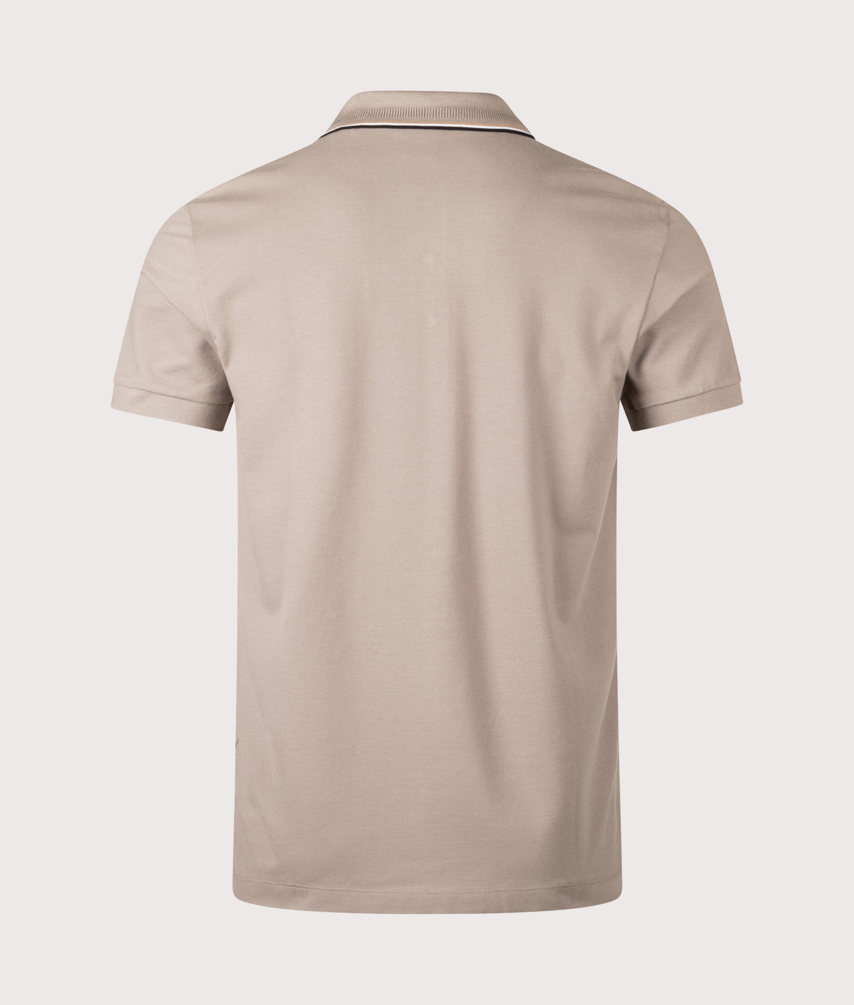 BOSS Birdie Paule Polo Shirt in Light/Pastel Green at EQVVS Menswear.  Back shot.