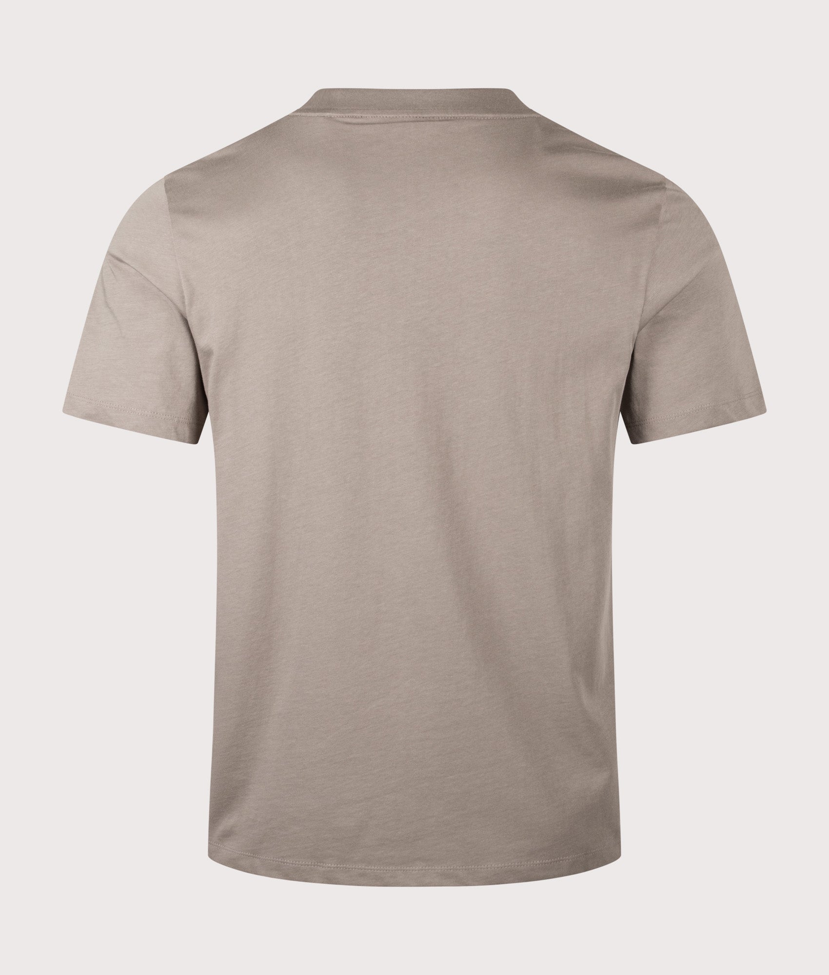 Dumeo T-Shirt in Light/Pastel Brown by HUGO. Shot by EQVVS. Back shot.