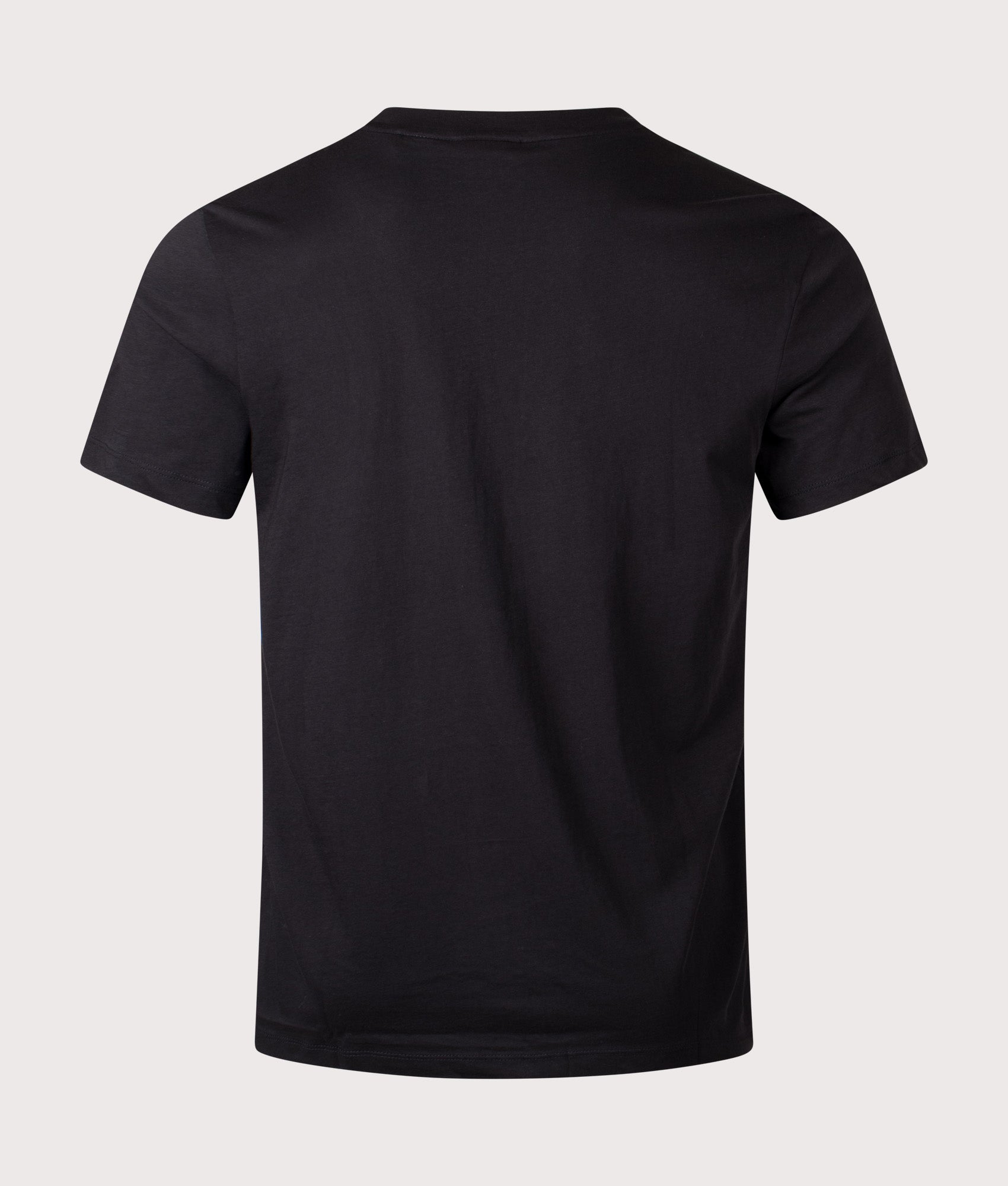 HUGO Dostino T-Shirt in Black at EQVVS Menswear. Back shot.