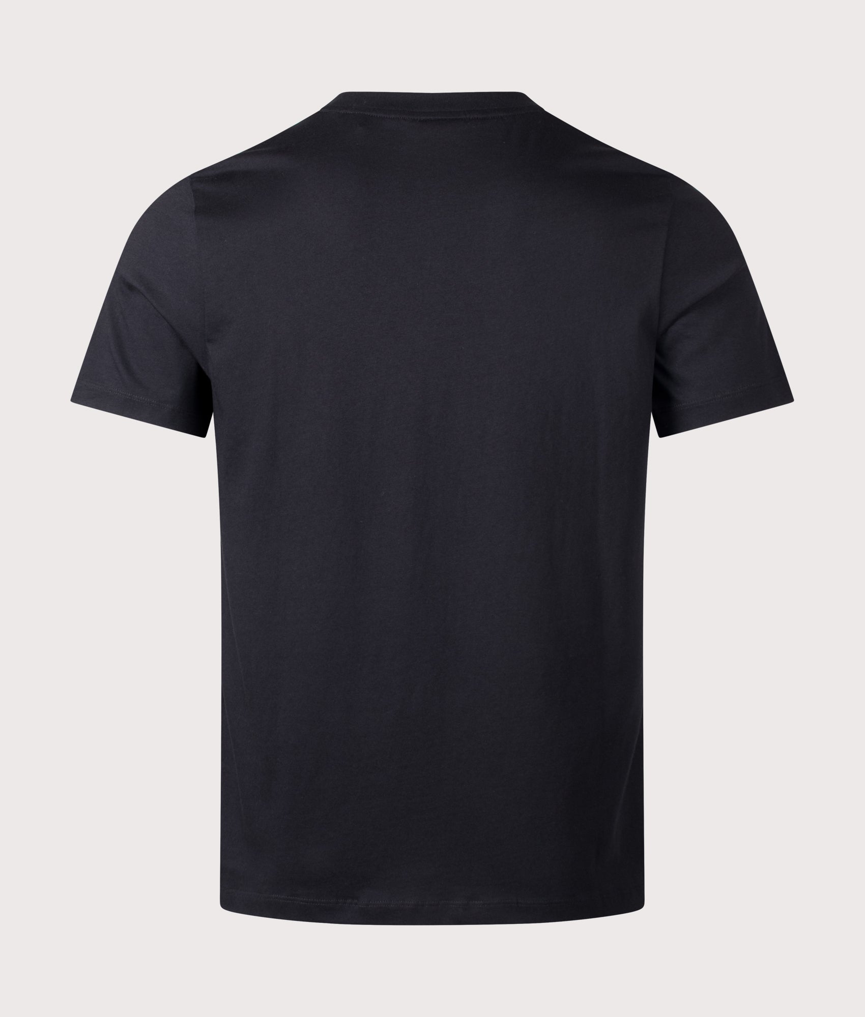 Duhorse T-Shirt in Black by HUGO. Shot by EQVVS. Back shot.