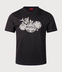 Relaxed Fit Dangen T-Shirt: 001 Black 