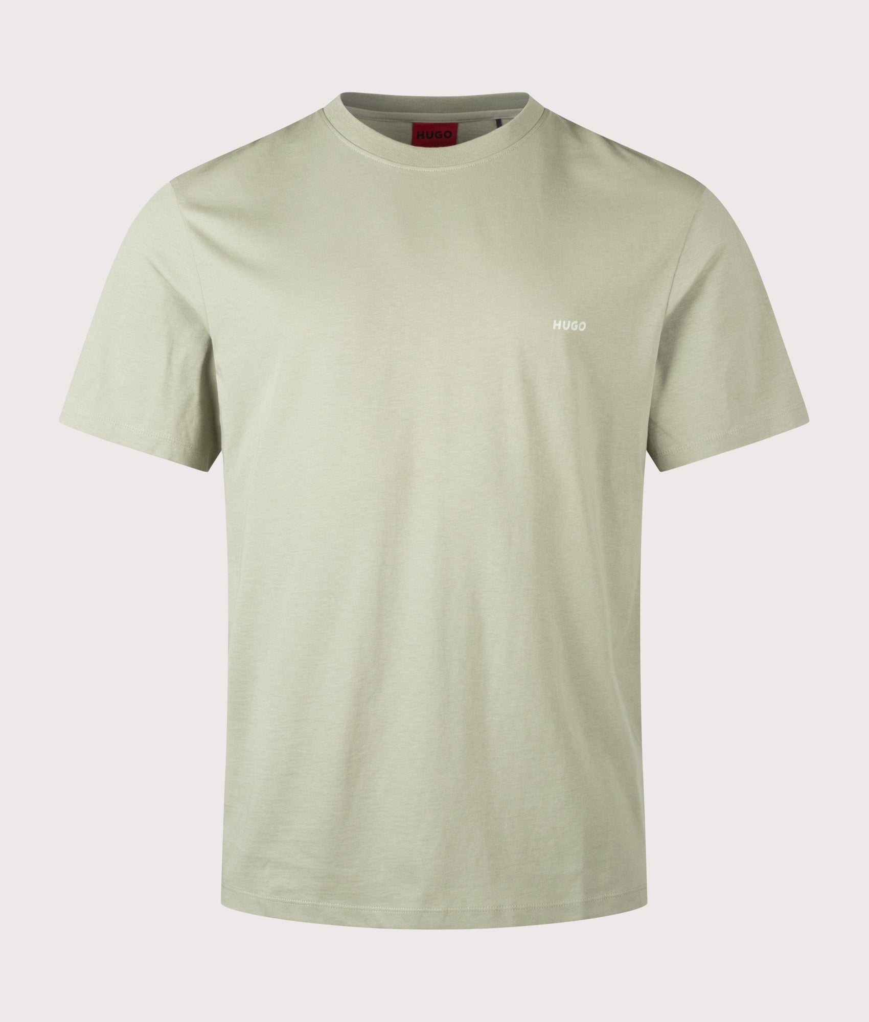 HUGO Relaxed Fit Derlyns T-Shirt in Light/Pastel Green at EQVVS Menswear.  Front shot.
