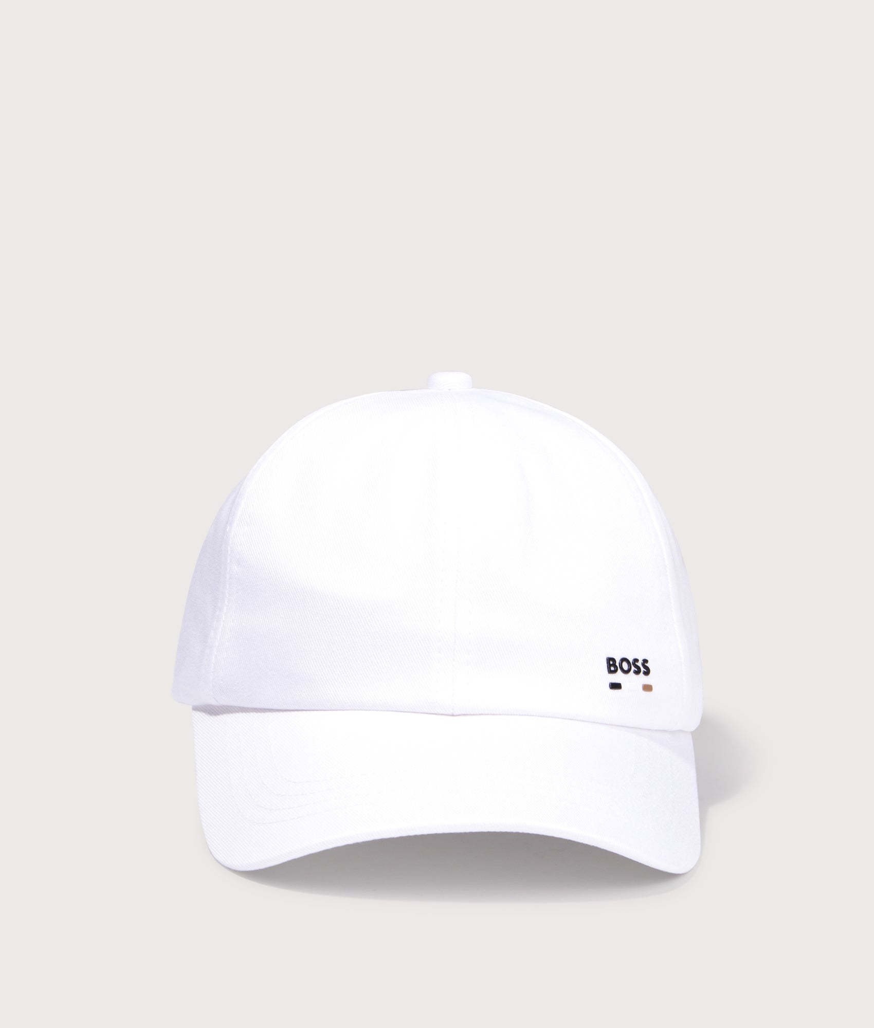 Zed BOSS Icon Cap in White by BOSS Shot by EQVVS. Front shot.