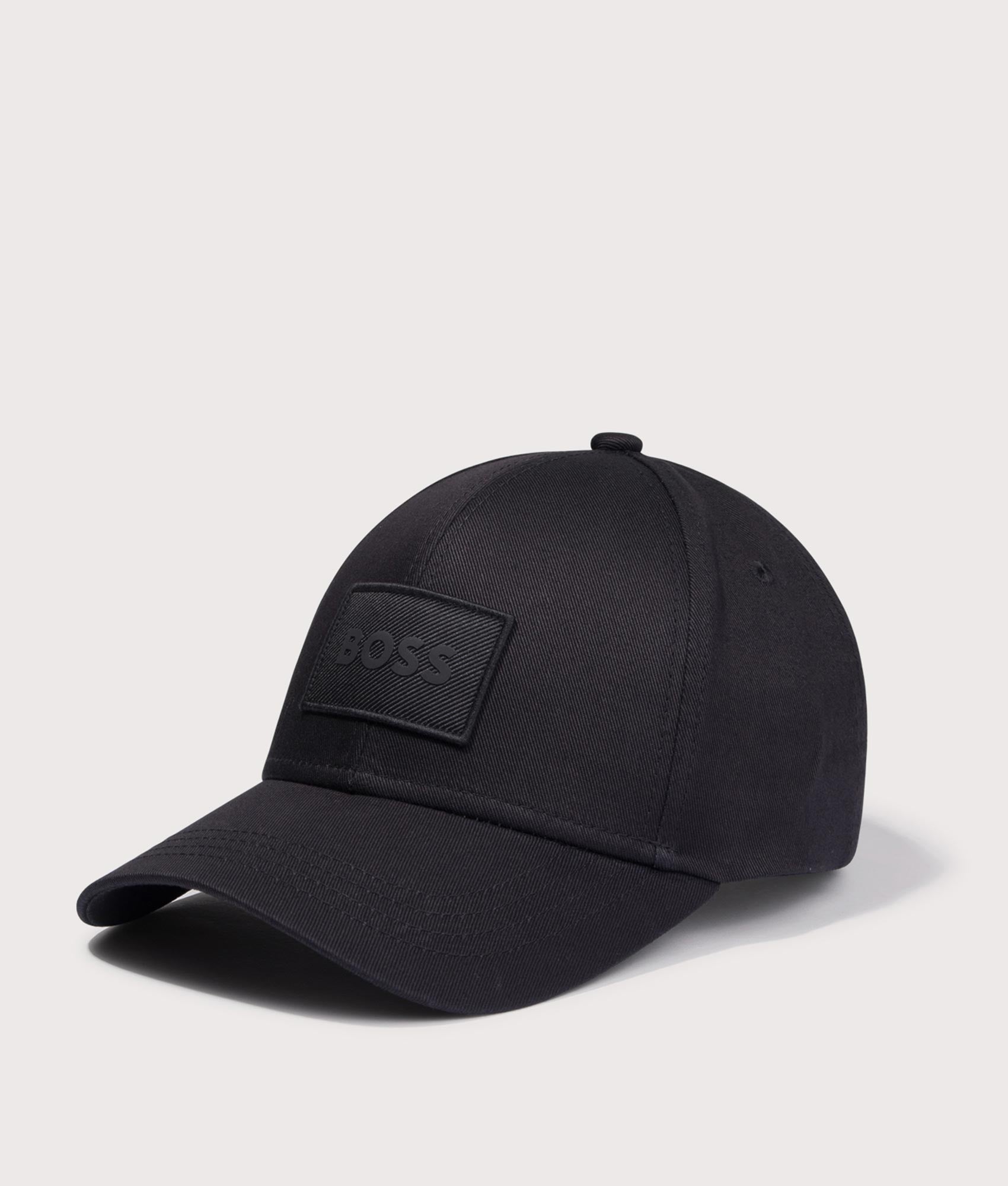 Zed Cap in Black by BOSS. Shot by EQVVS. Front angled shot.