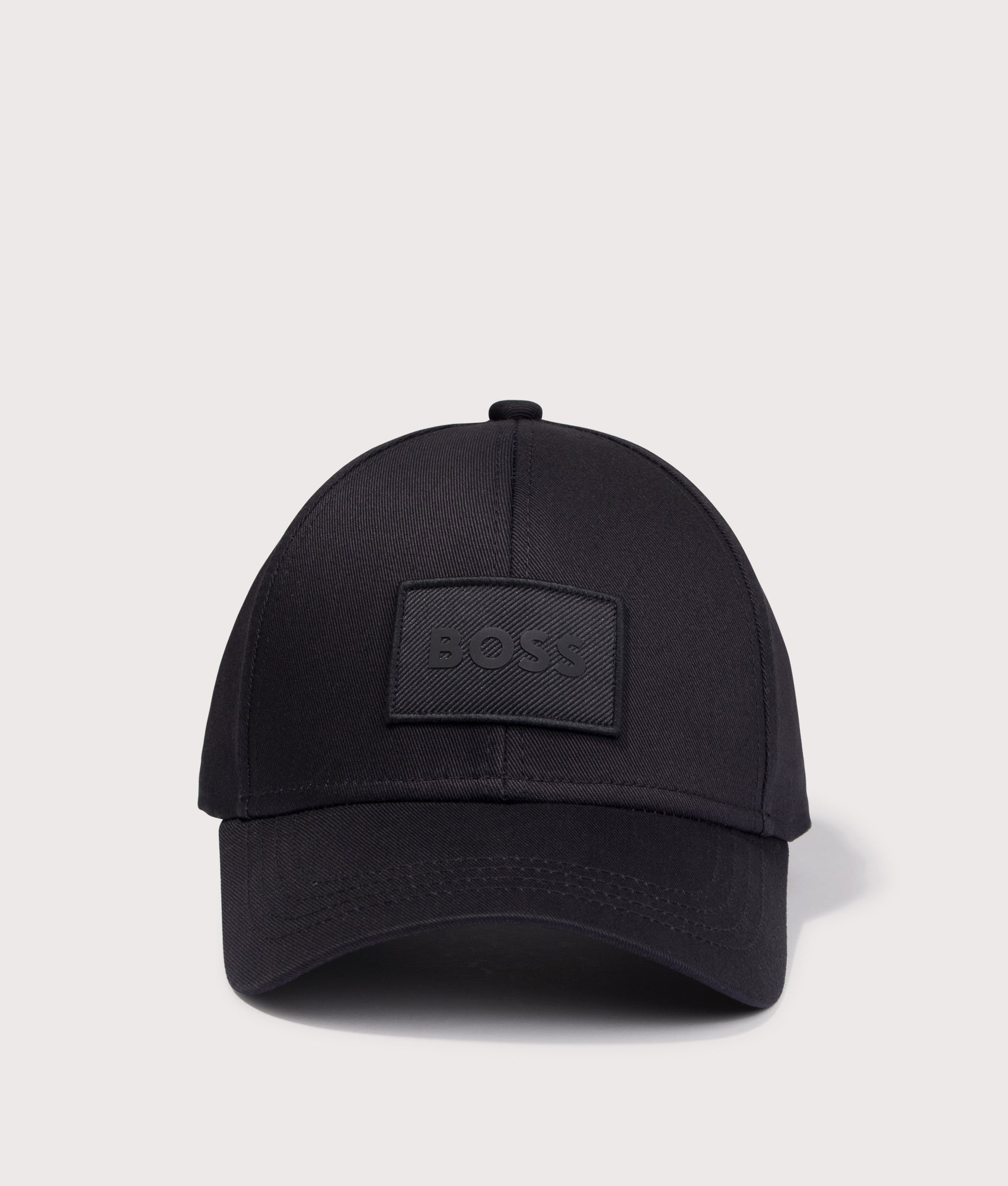 Zed Cap in Black by BOSS. Shot by EQVVS. Front shot.