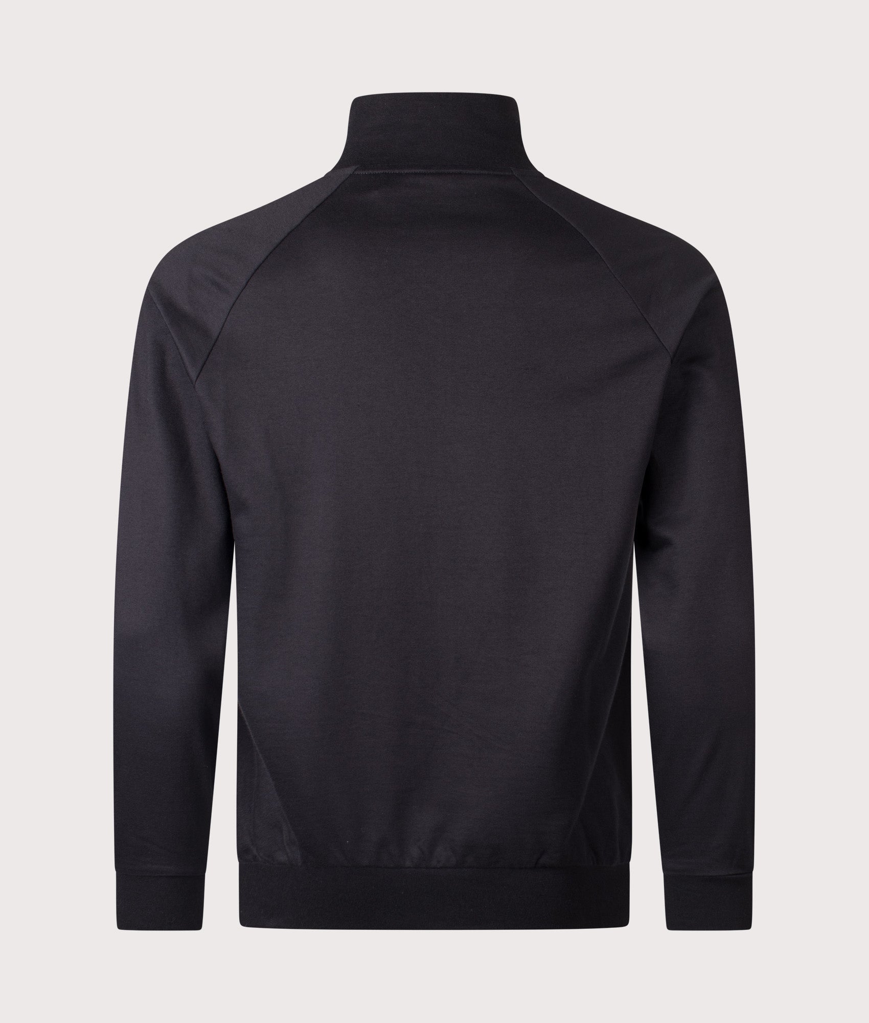 Authentic Zip Track Jacket in Dark Blue | 100% Cotton | BOSS | EQVVS | Back shot 