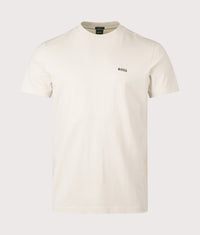 Crew Neck Tee T-Shirt: 275 Light Beige 