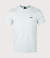 Crew Neck Tee T-Shirt: 447 Turquoise/Aqua 