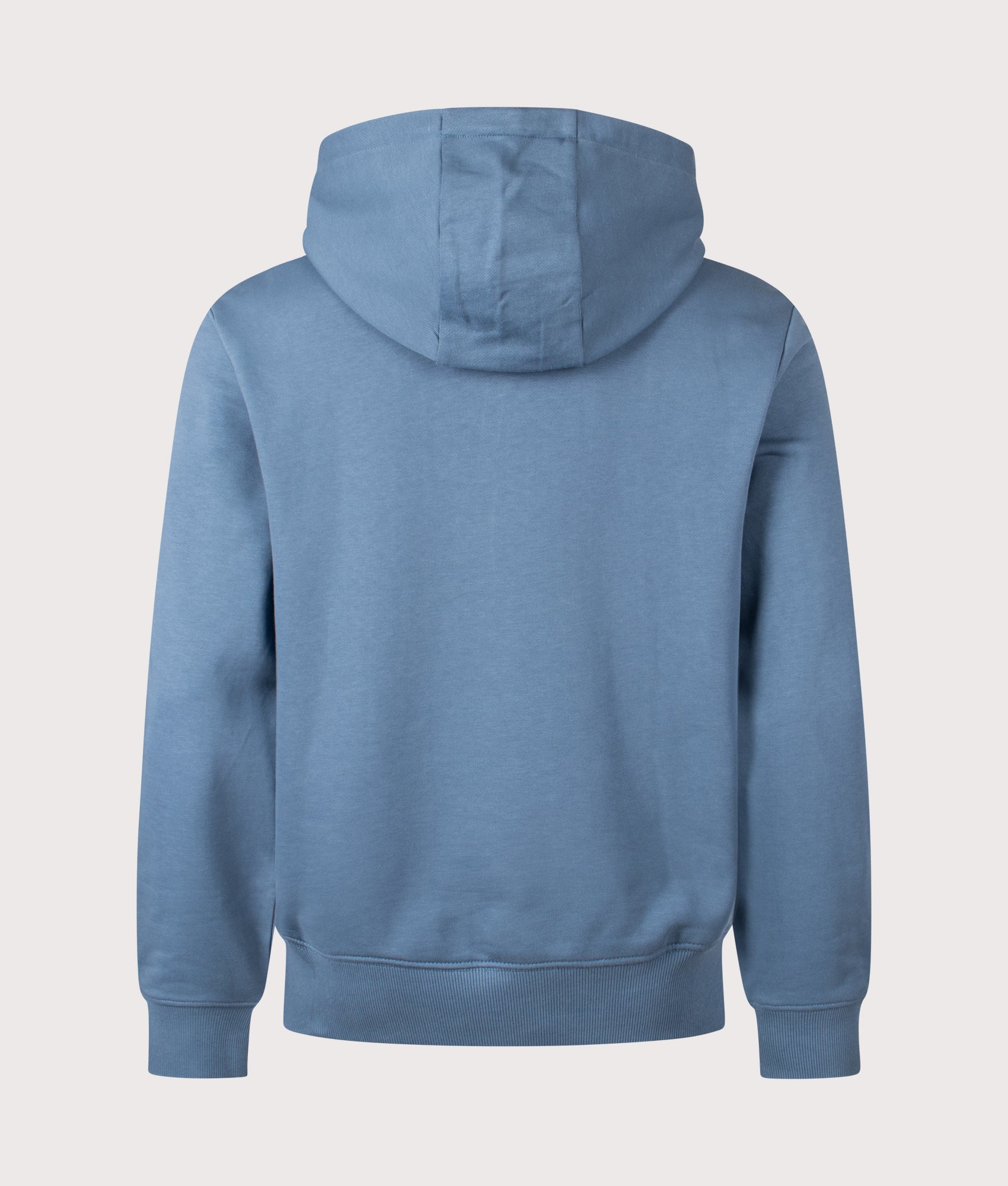 Dapo Hoodie in Open Blue | 100% Cotton | HUGO | EQVVS | Back shot 
