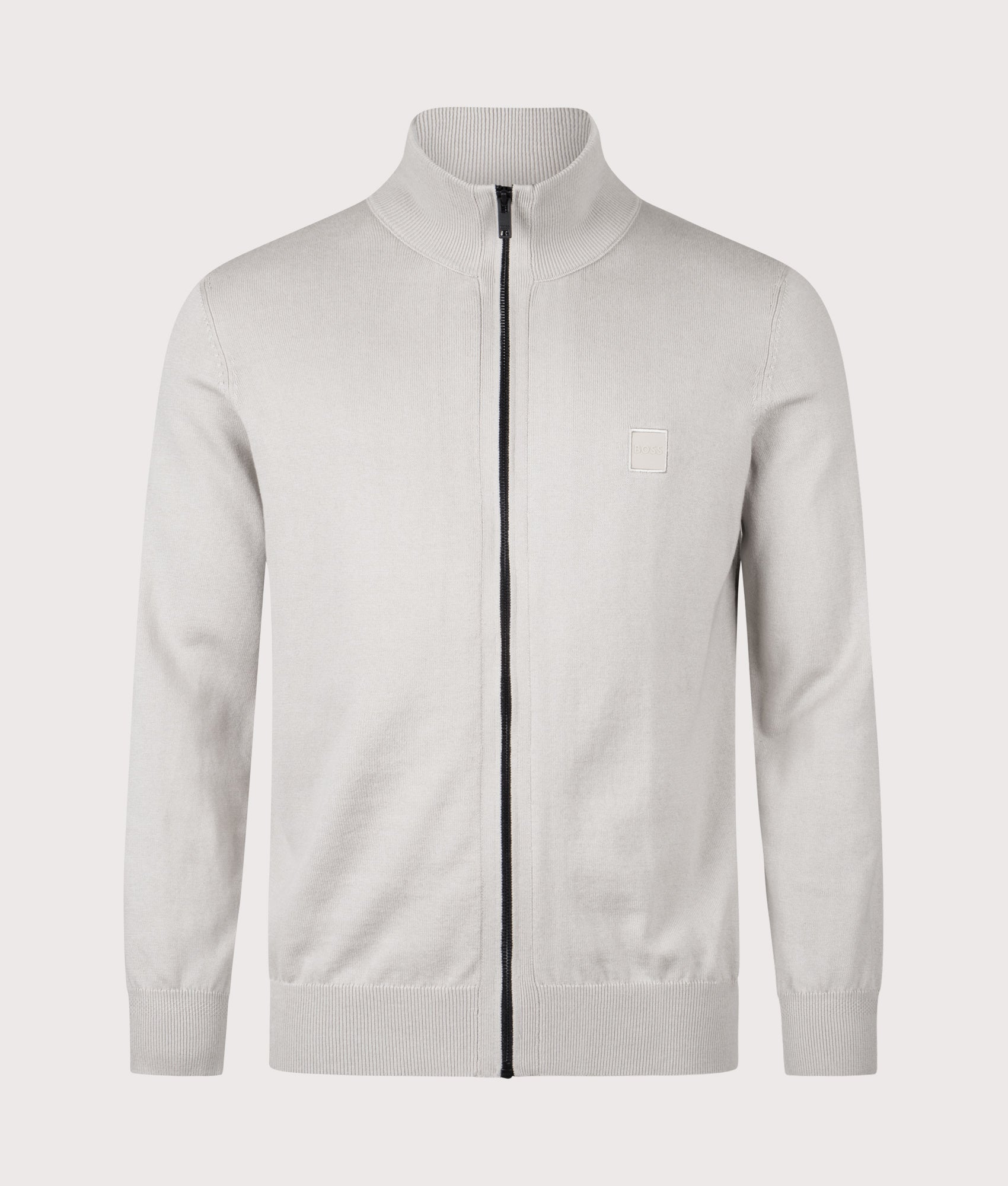 Kanozip Track Top in Open Grey | BOSS | EQVVS