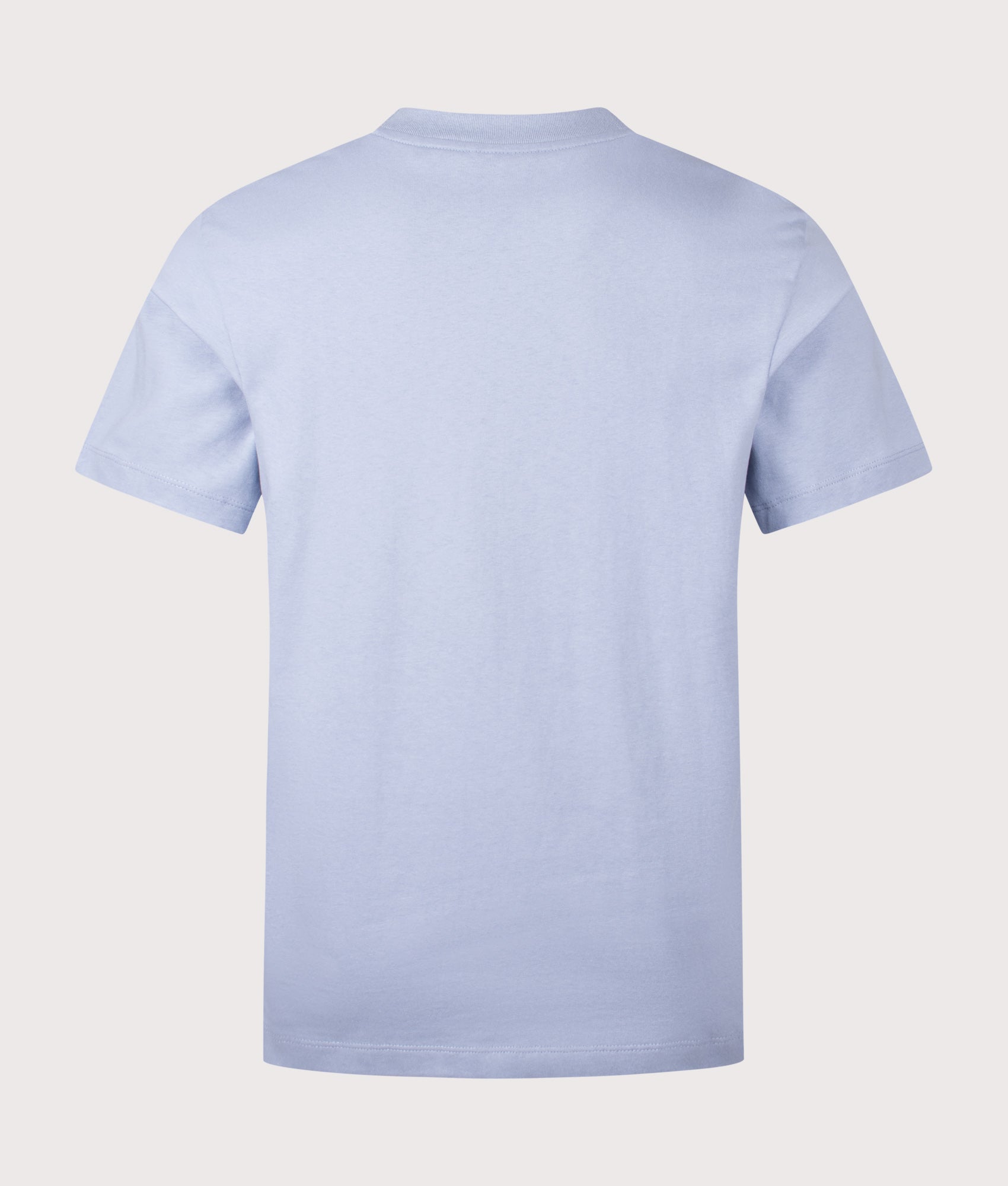 Relaxed Fit Dapolino T-Shirt in Medium Purple | 100% Cotton | HUGO | EQVVS | Back shot 
