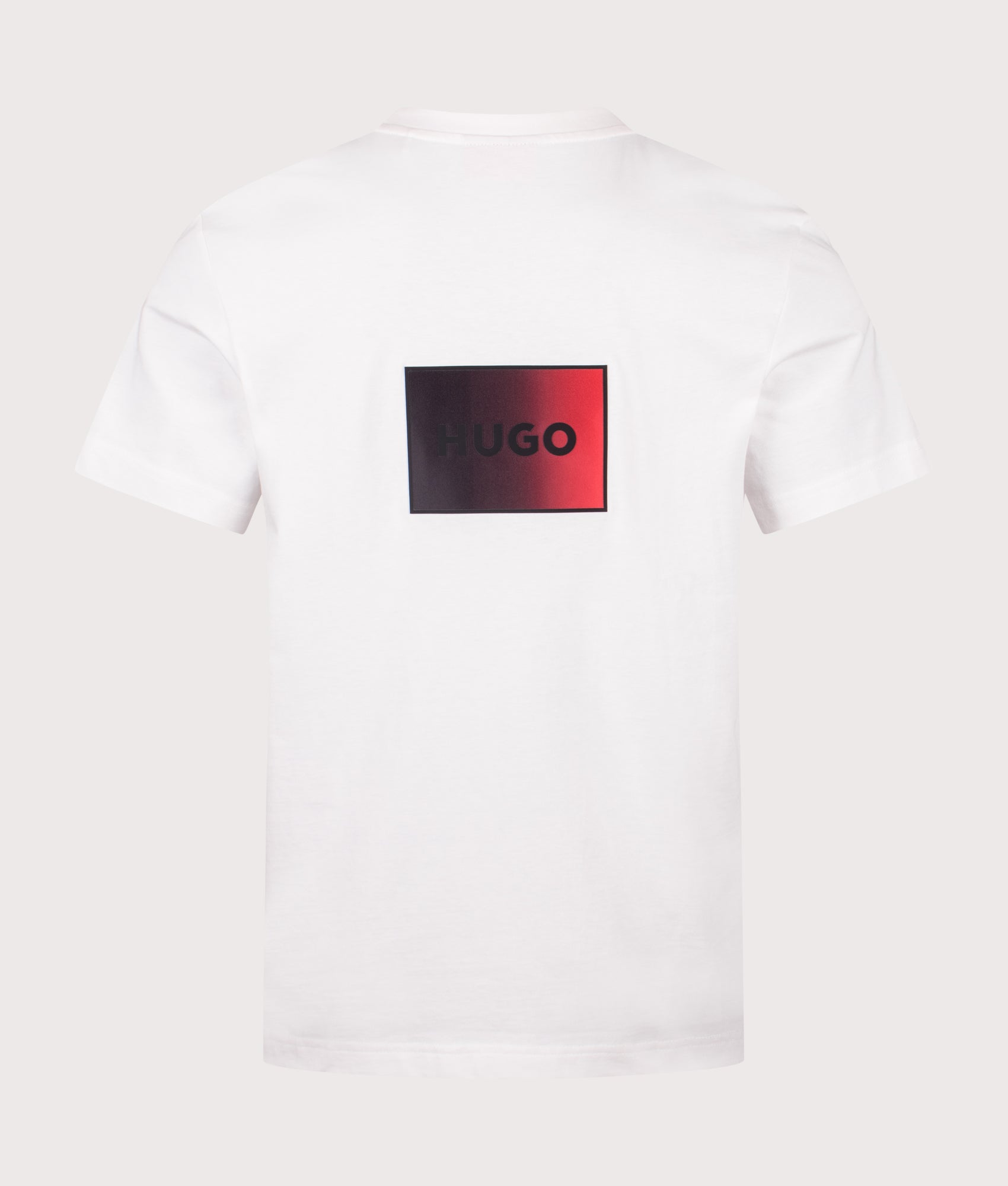 Relaxed Fit Danoto T-Shirt in Natural | 100% Cotton | HUGO | EQVVS | Back shot 