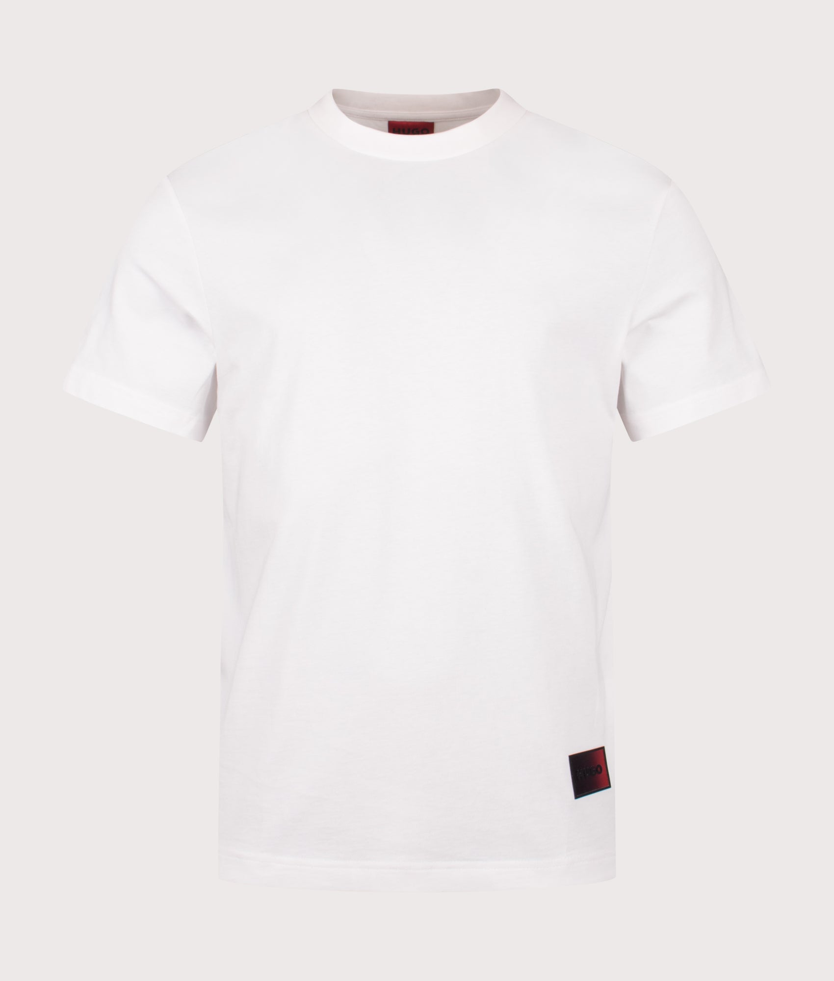 Relaxed Fit Danoto T-Shirt in Natural | 100% Cotton | HUGO | EQVVS | Front shot 
