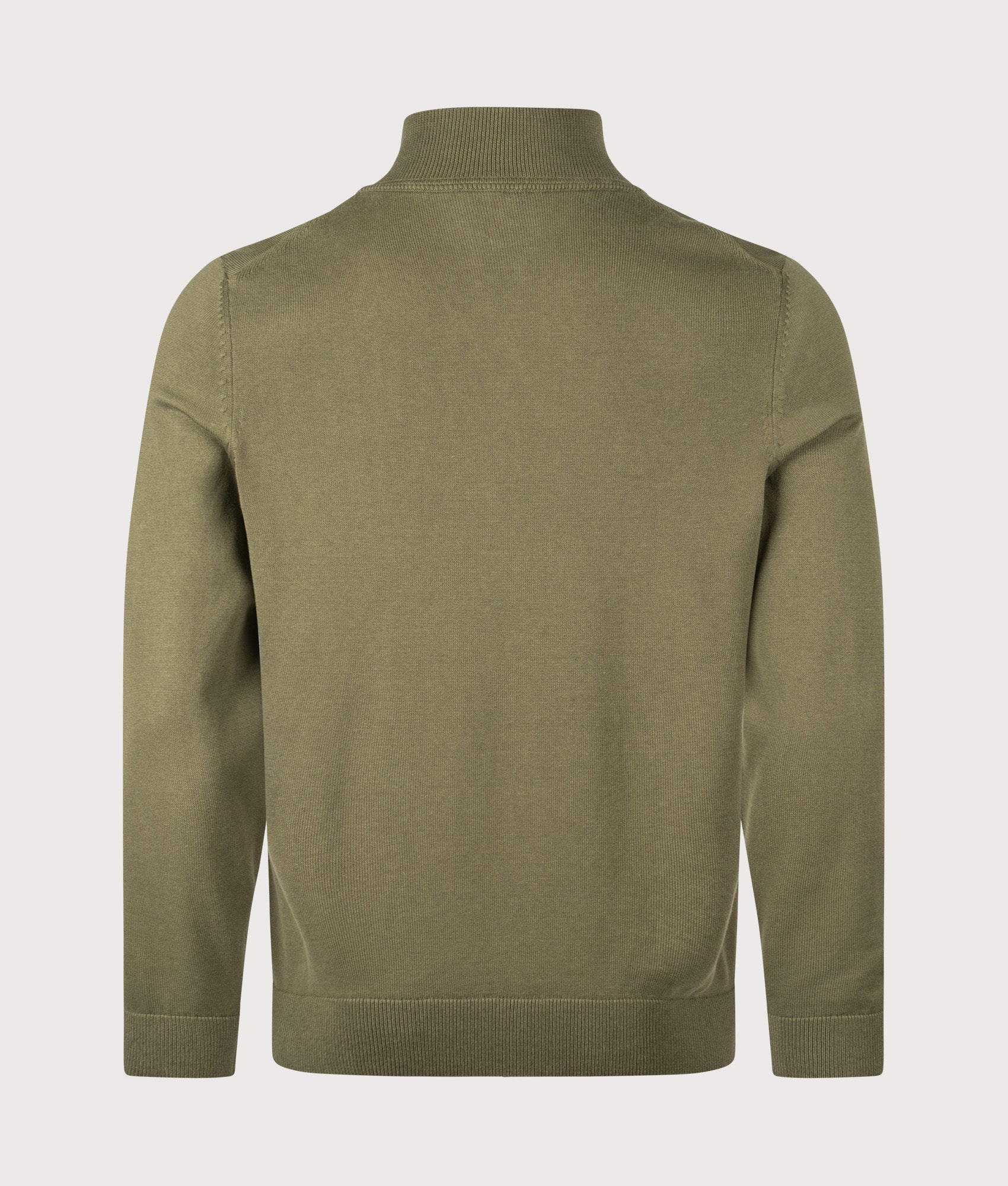 San Jacomo-C Knit in Open Green | 100% Cotton | HUGO | EQVVS | Back shot