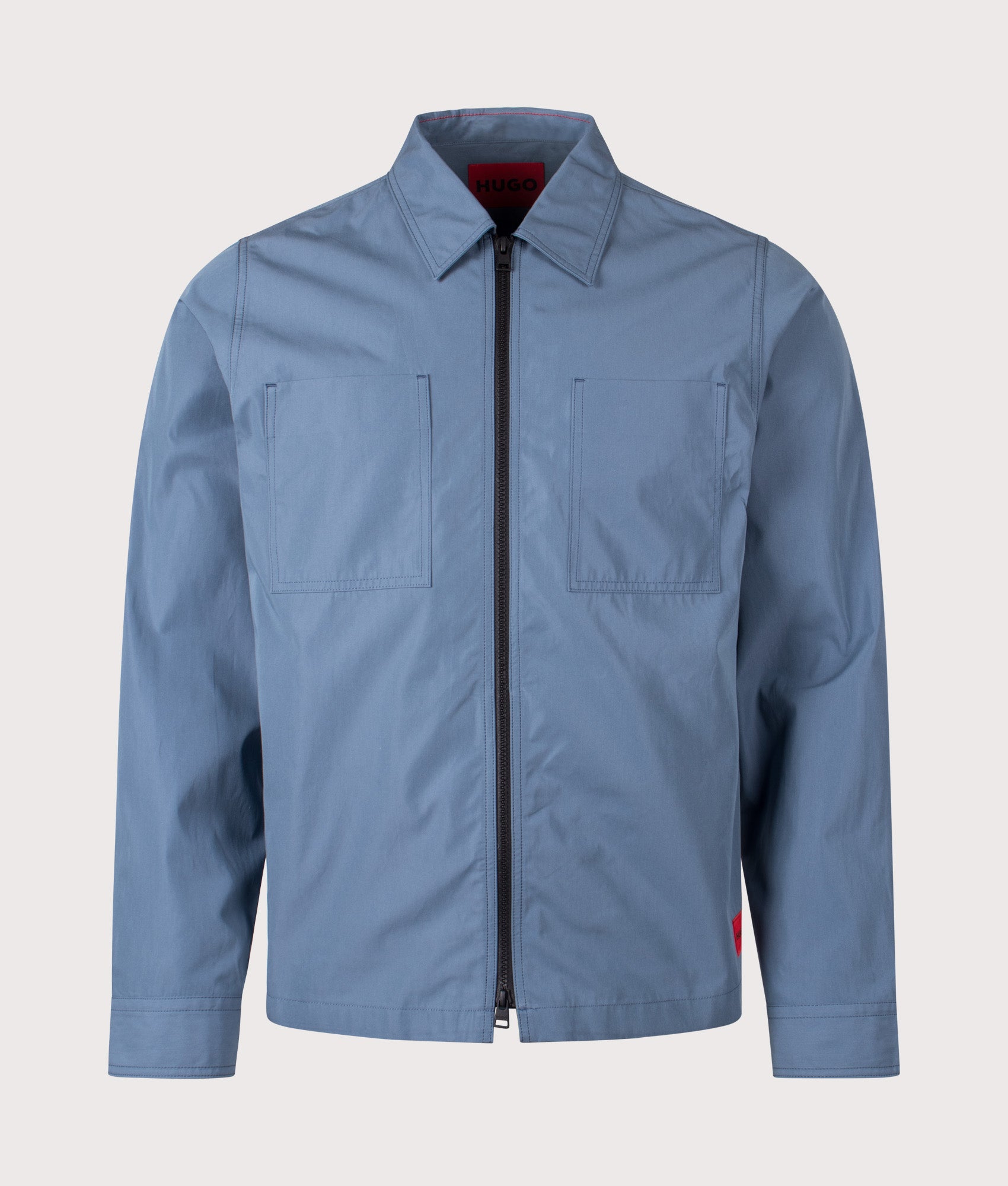 Evalom Shirt in Open Blue | HUGO | EQVVS | Front shot 