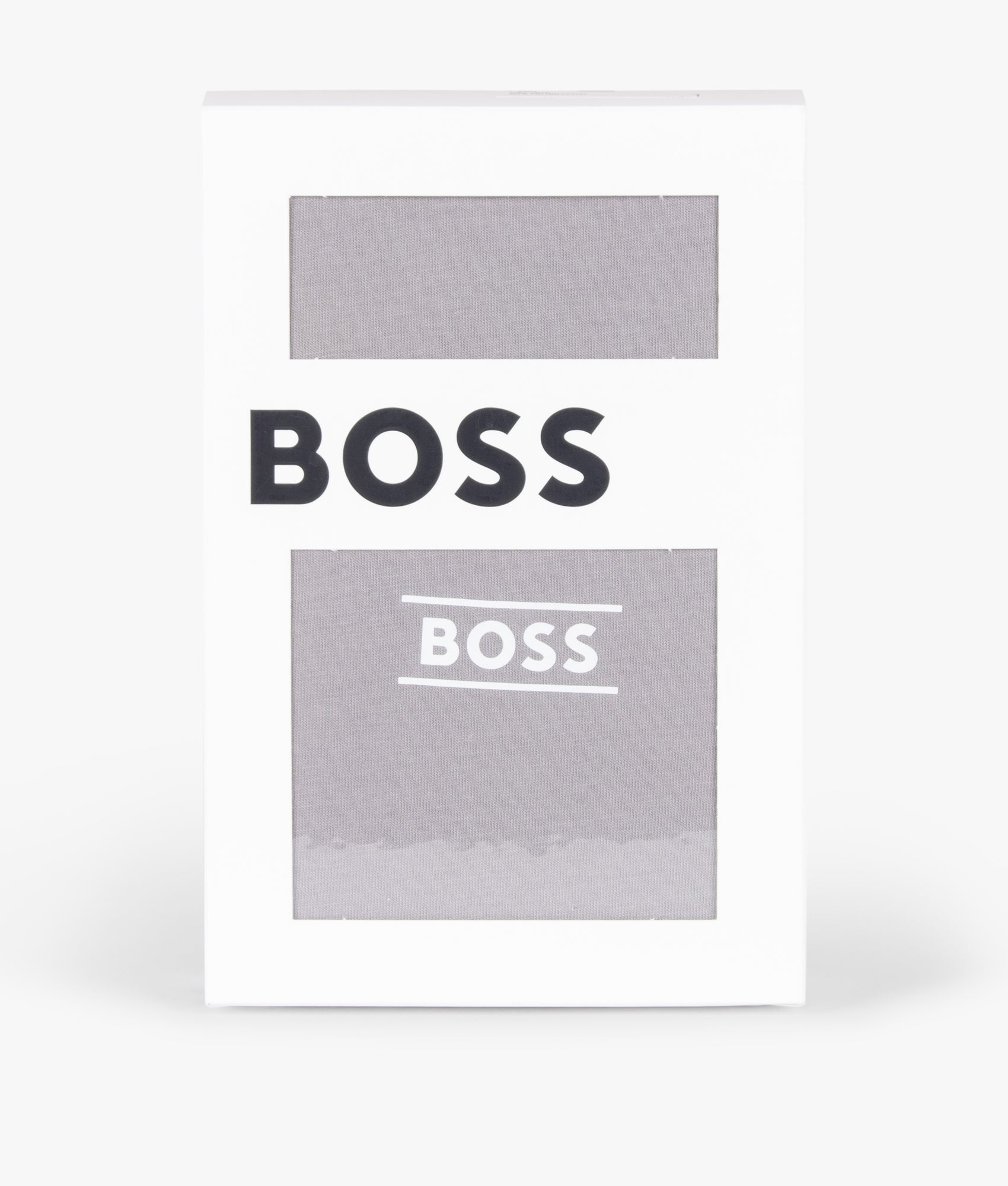 BOSS 365 RN T-Shirt in Open Grey at EQVVS Menswear. Packaging shot.