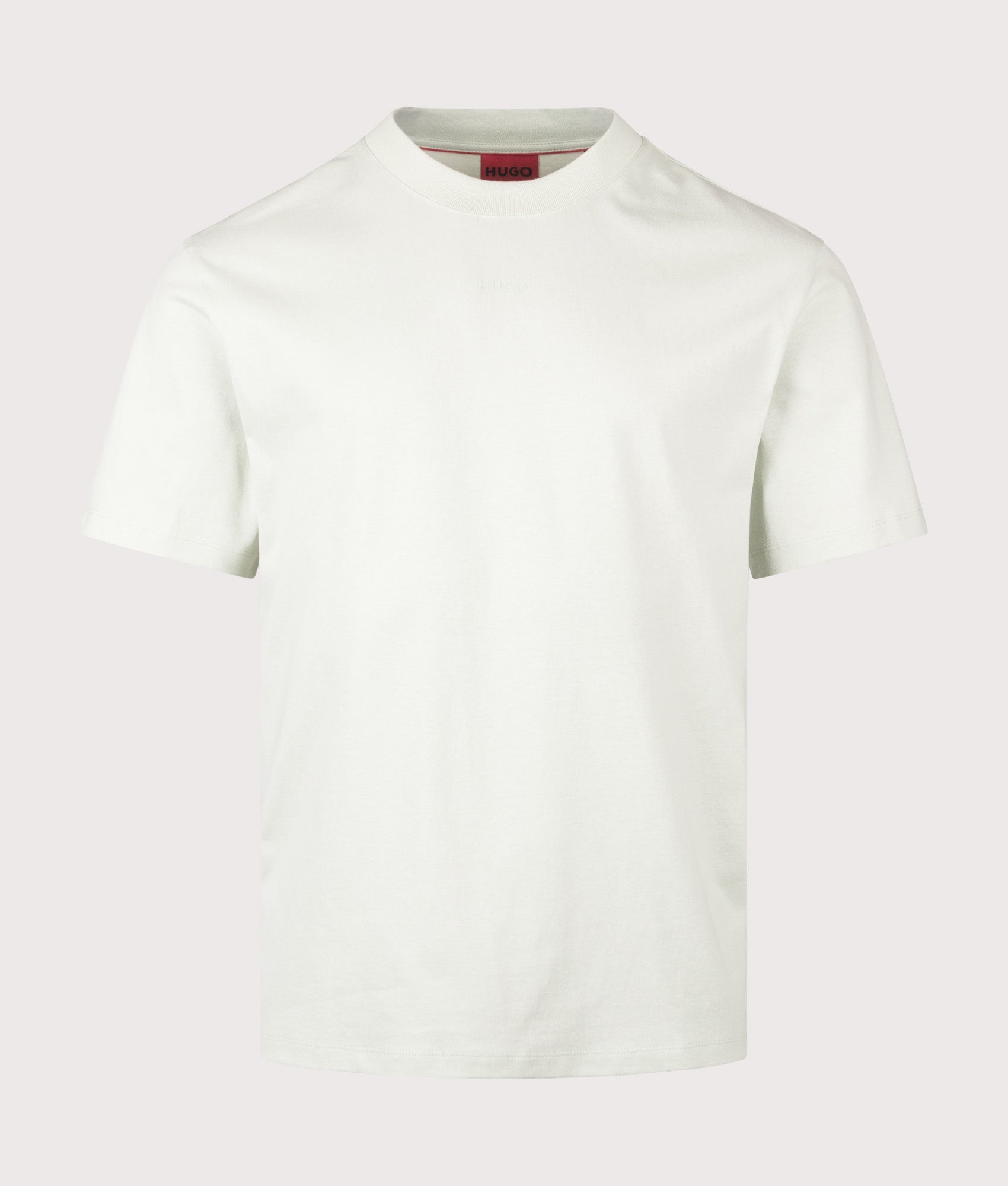 Relaxed Fit Dapolino T-Shirt in Light/Pastel Green by HUGO. Shot by EQVVS. Front shot.