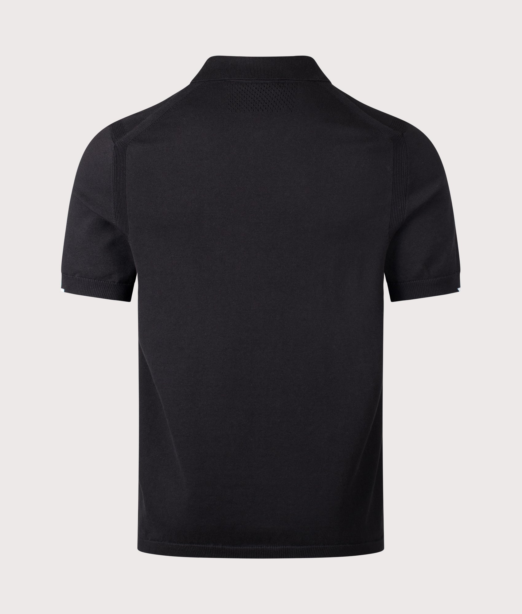 Ever-X Polo Shirt in Black by BOSS. Shot by EQVVS. Back shot.