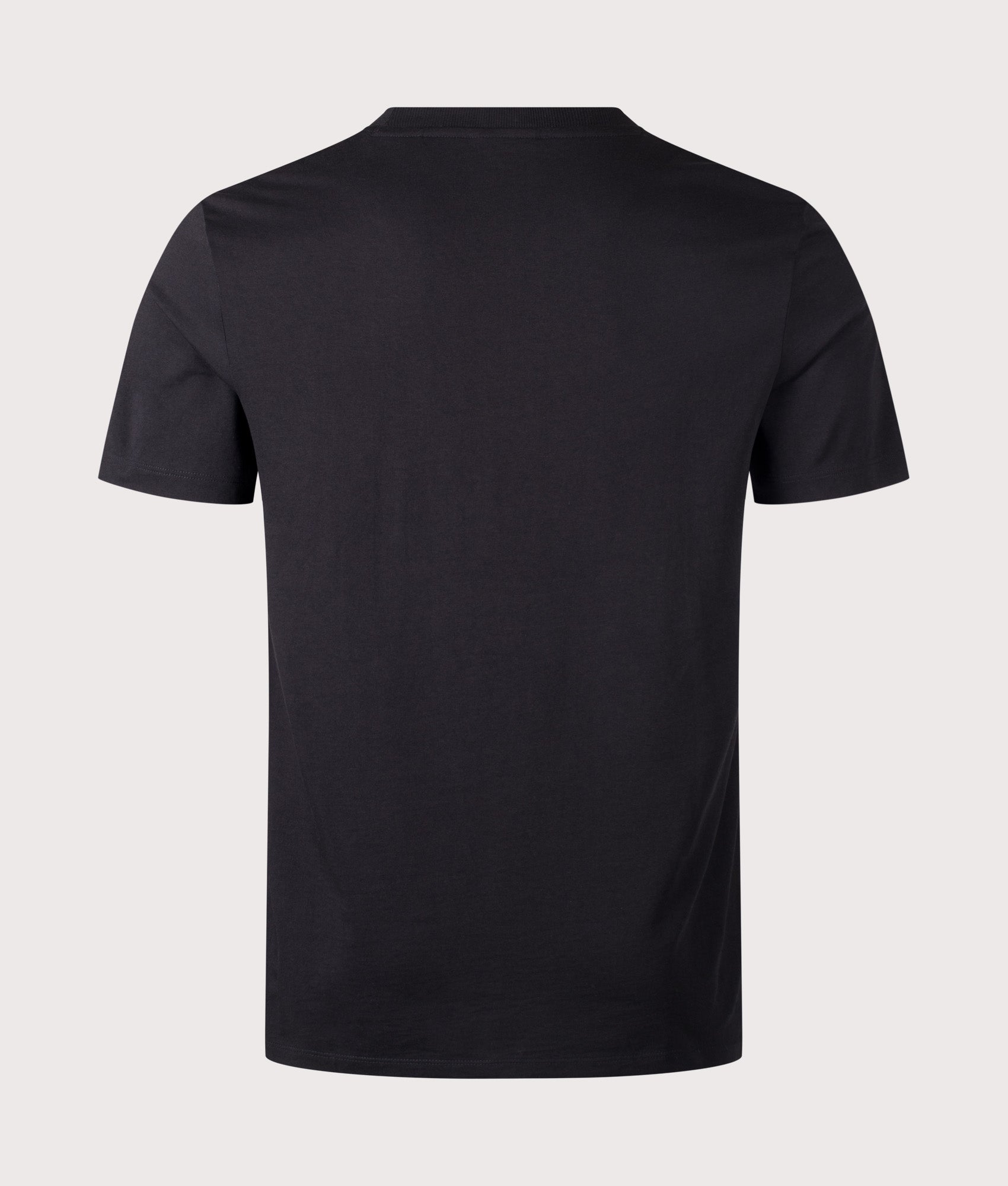 Darusi T-Shirt in Black by HUGO. Shot by EQVVS. Back Shot.