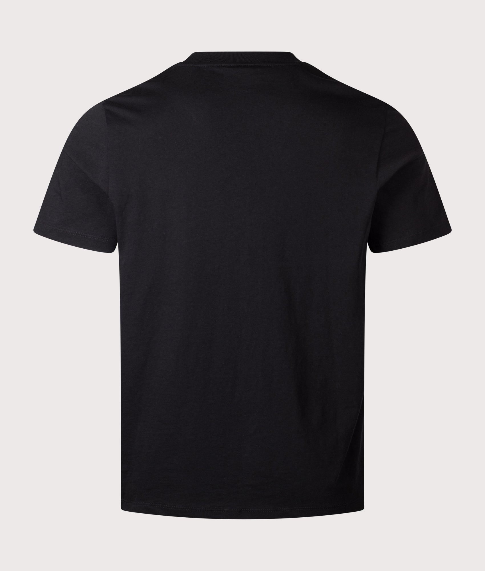 HUGO Relaxed Fit Dikerd T-Shirt in Black at EQVVS Menswear. Back shot.