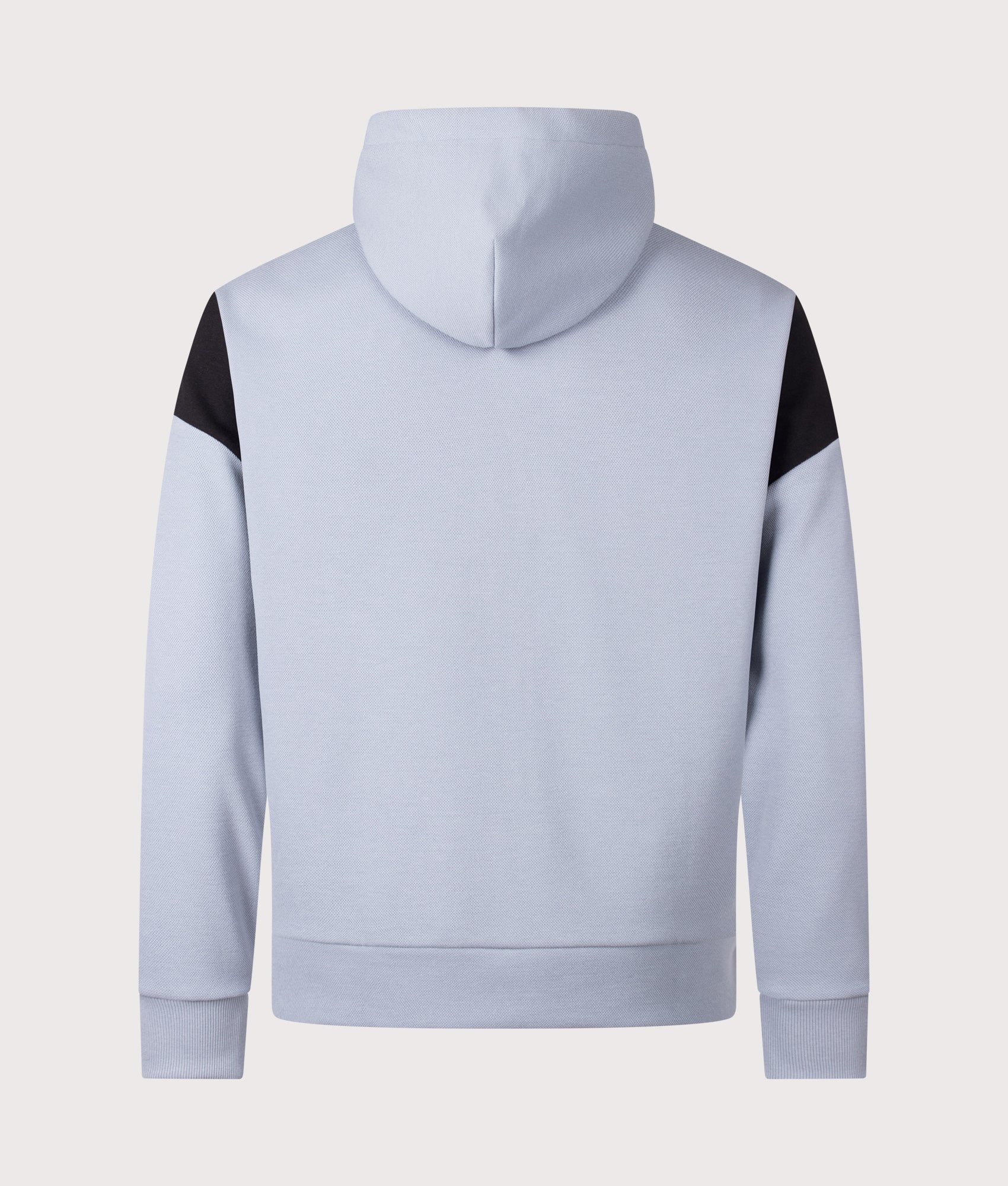 BOSS Union Saggy Hoodie in Dark Grey at EQVVS Menswear. Back shot.