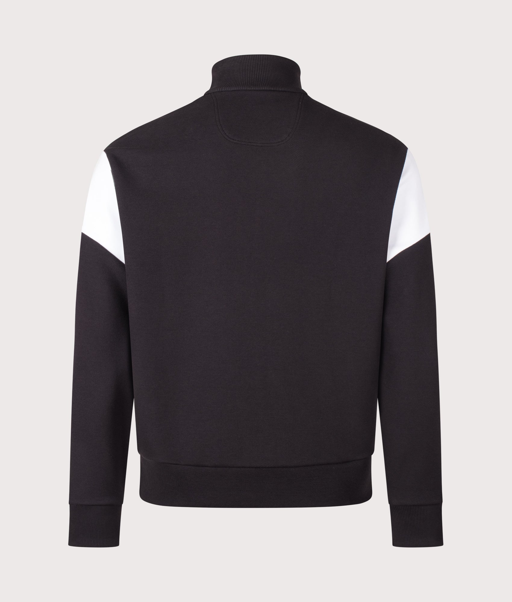 BOSS Union Skaz Sweatshirt in Black at EQVVS Menswear. Back shot.