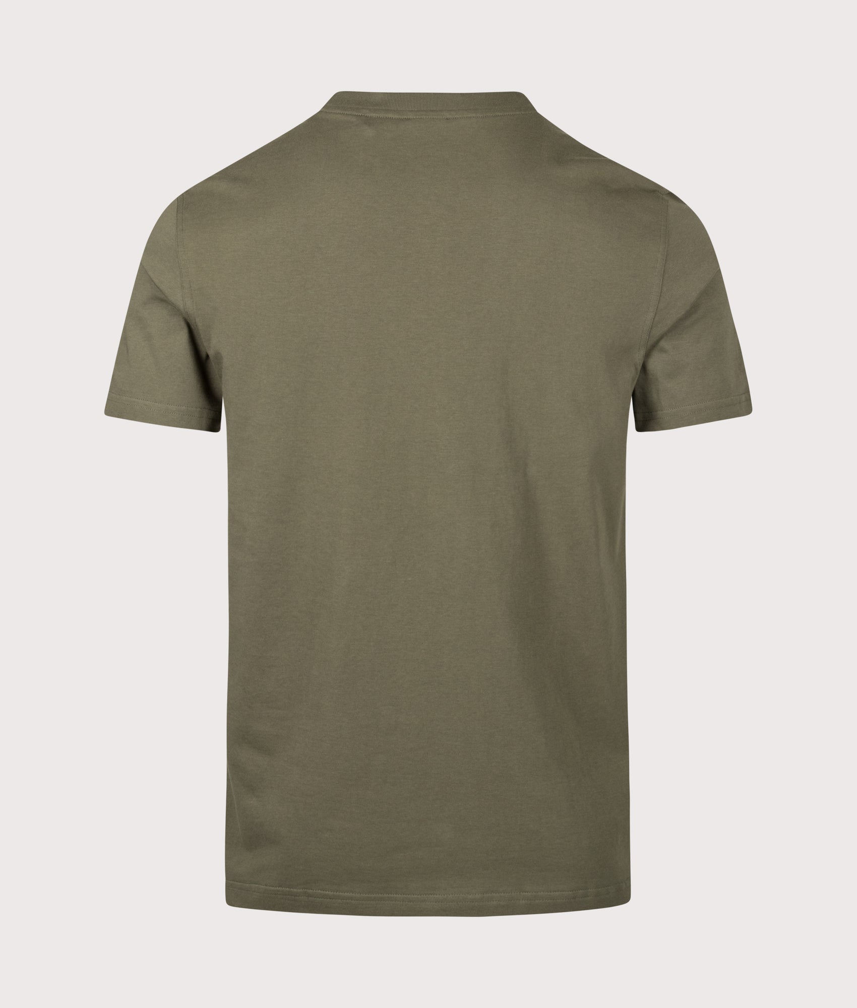 BOSS Te Blueprint T-Shirt in Bright Green at EQVVS Menswear. Back shot.