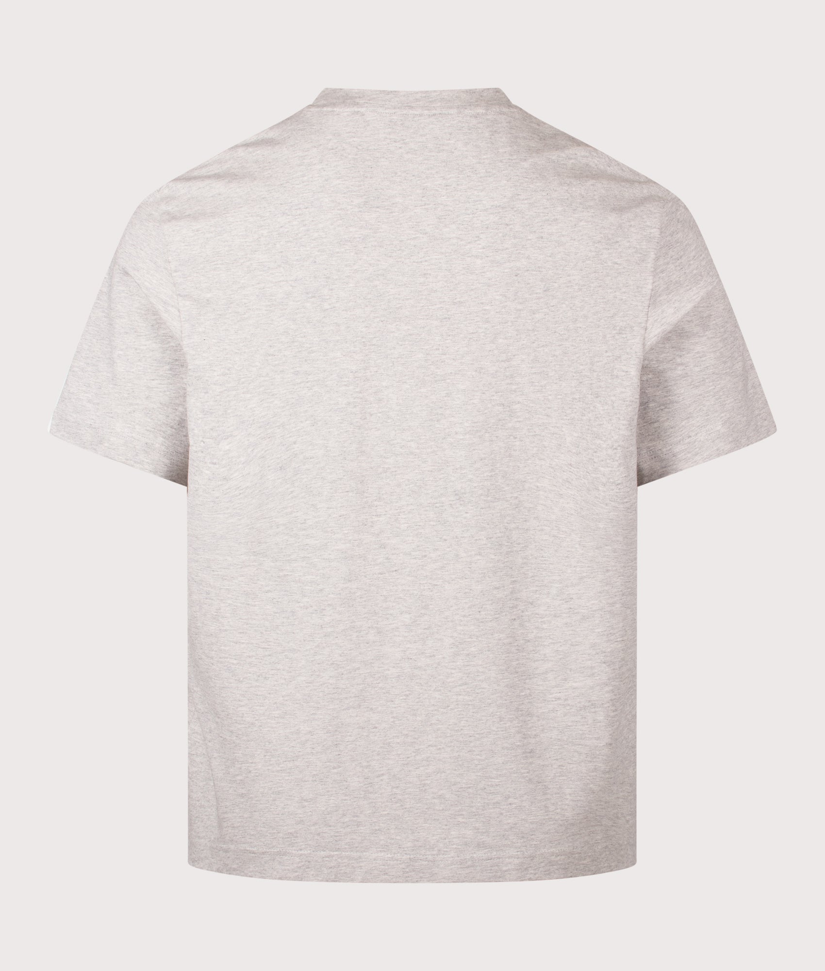 BOSS Relaxed Fit TChup T-Shirt in Open Grey at EQVVS Menswear. Back shot.