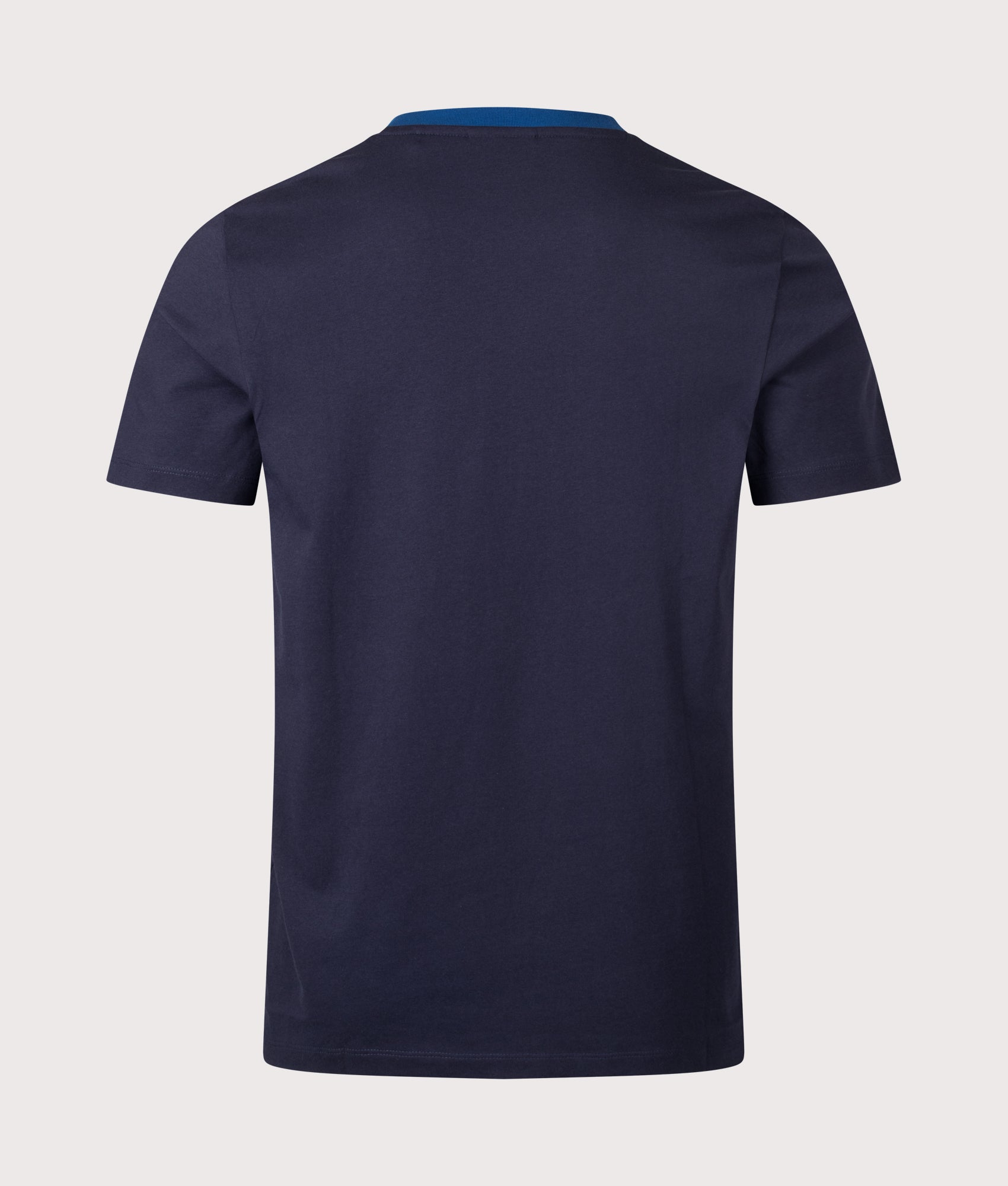 HUGO Dempsy T-Shirt in Dark Blue at EQVVS Menswear. Back shot.