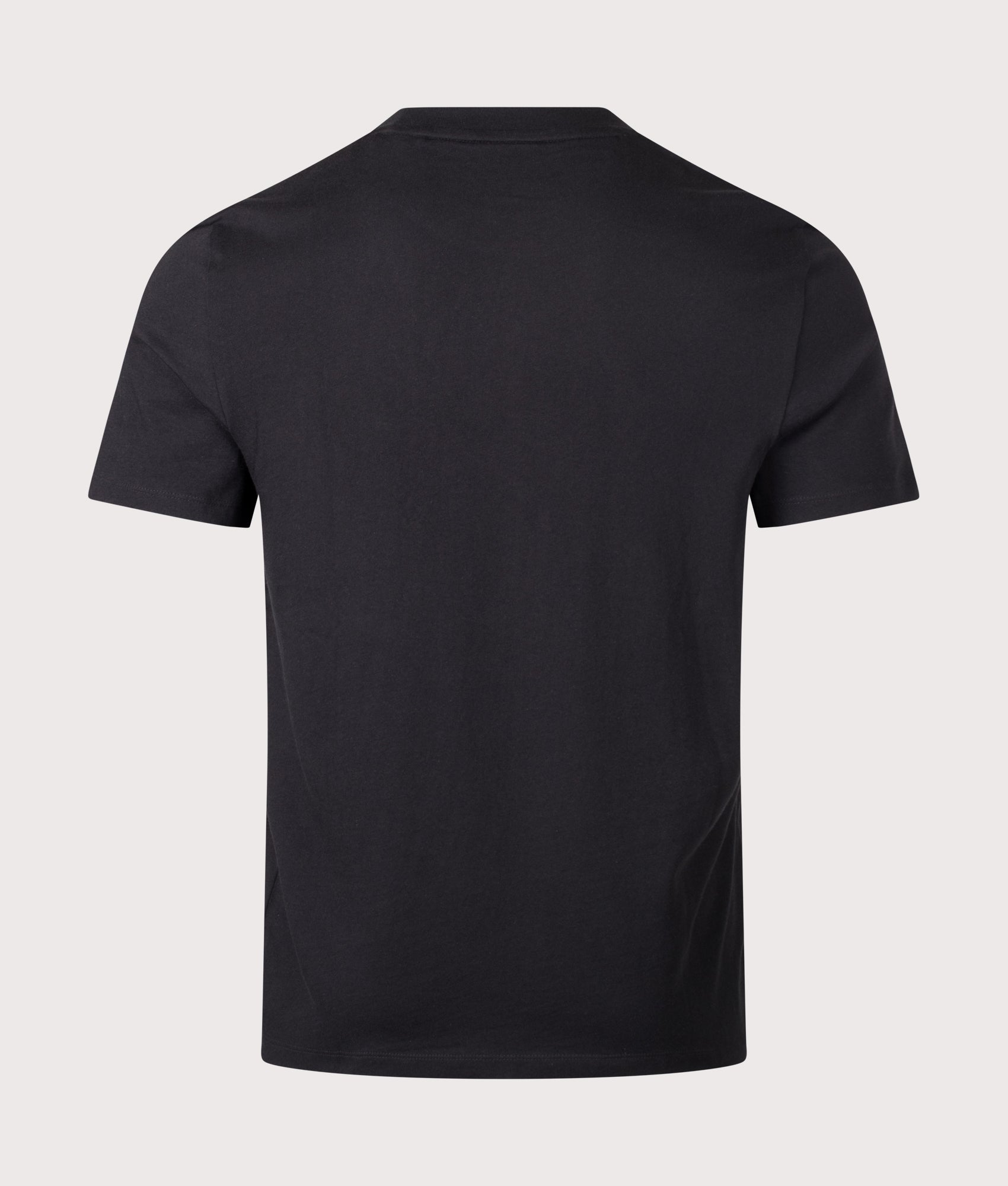 HUGO Dulivio U263 T-Shirt in Black at EQVVS Menswear. Back shot.