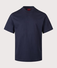 Relaxed Fit Dapolino T-Shirt: 406 Dark Blue 
