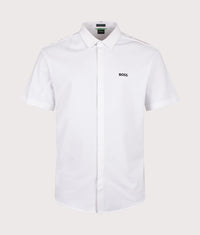 GOC Swing Short Sleeve Shirt: 100 White 