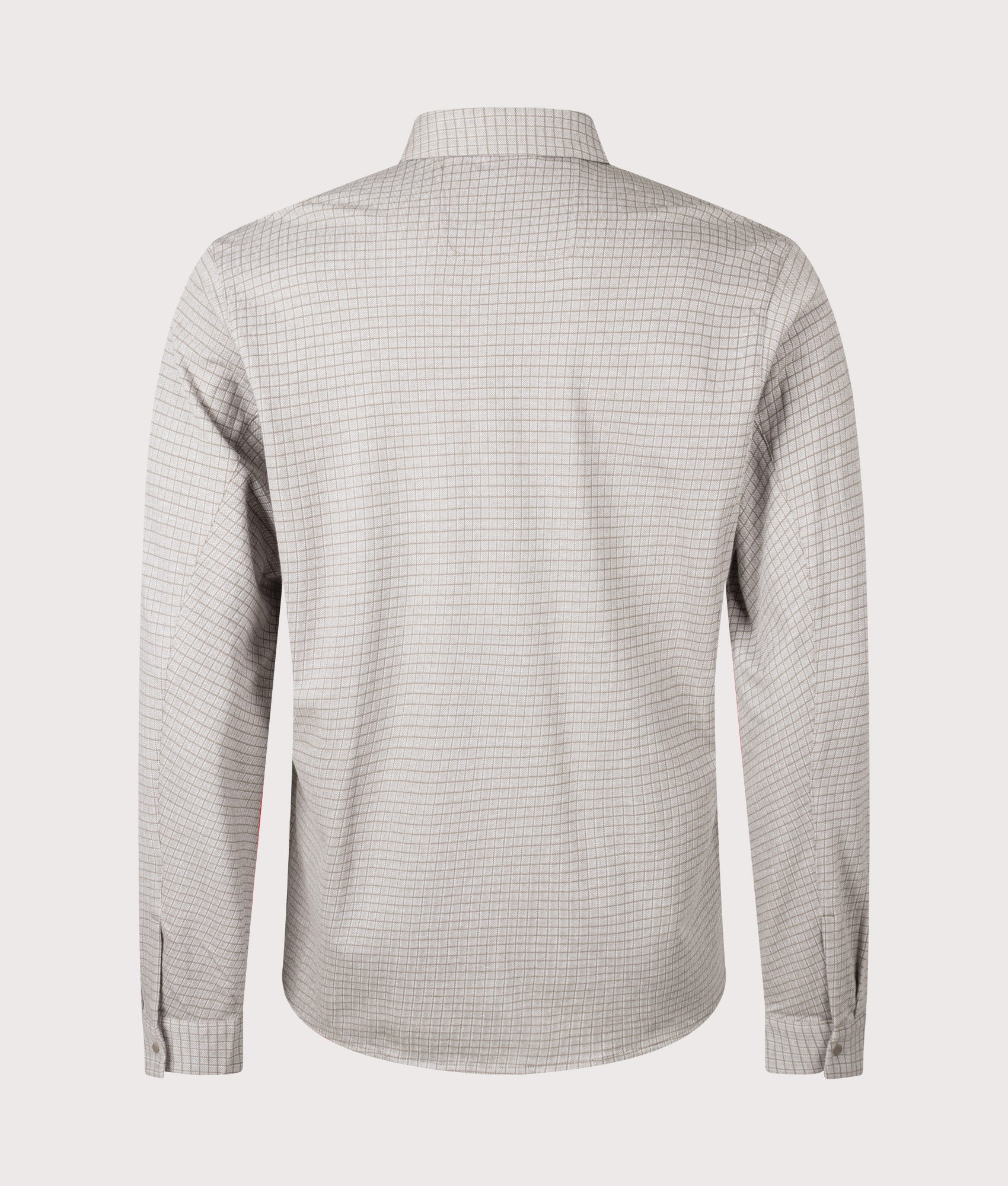 BOSS Dymova Shirt in Light/Pastel Green at EQVVS Menswear. Back shot.