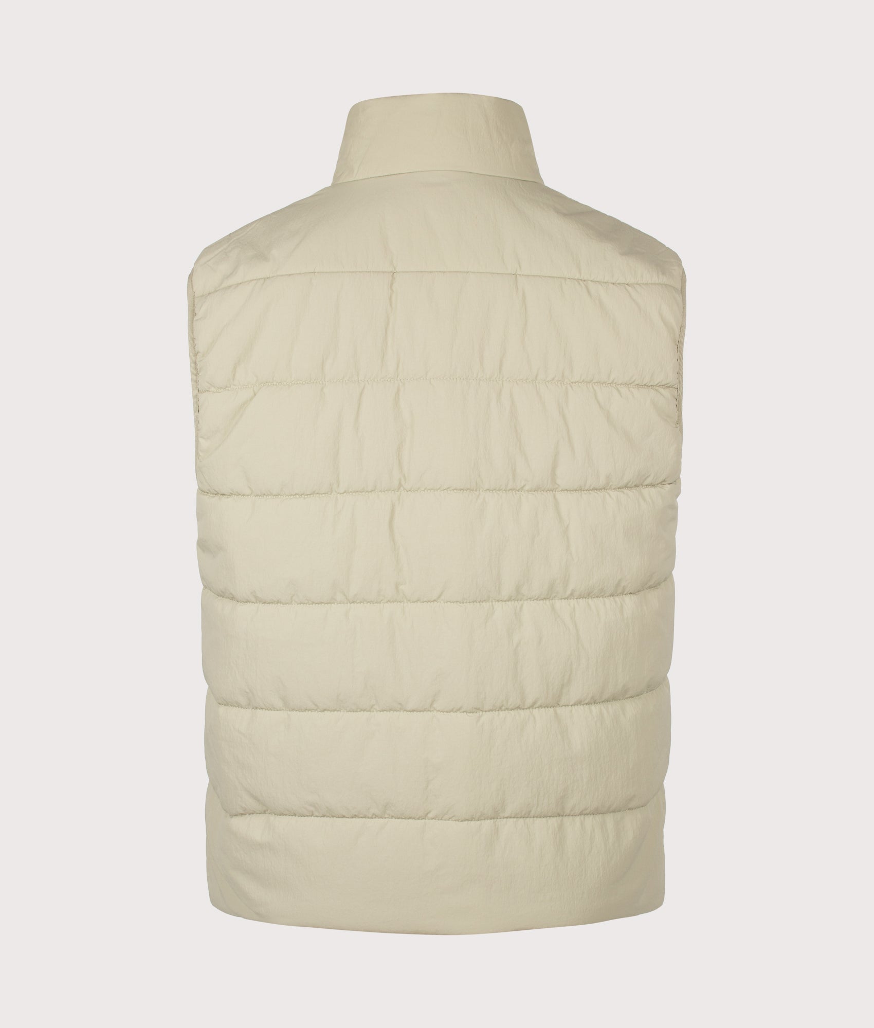 BOSS Relaxed Fit Ojens Jacket in Open Green at EQVVS Menswear. Liner back shot.