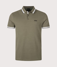 Regular Fit Paddy Polo Shirt: 398 Open Green 