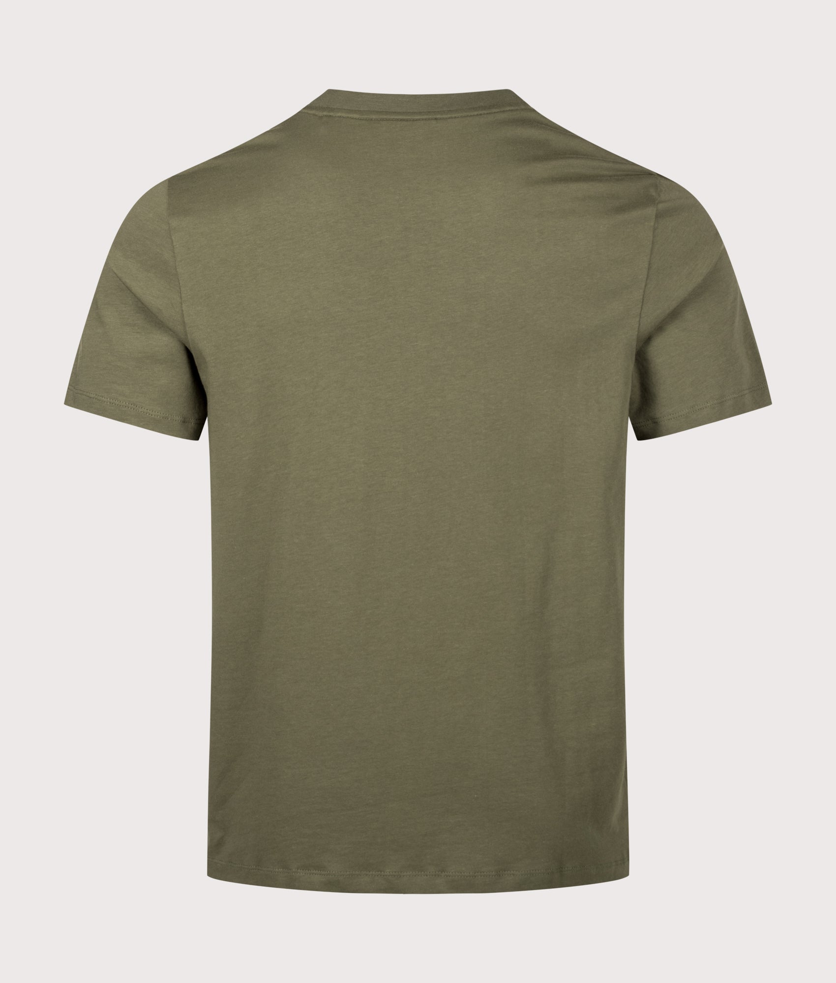 HUGO Dero222 T-Shirt in Open Green at EQVVS Menswear. Back shot.