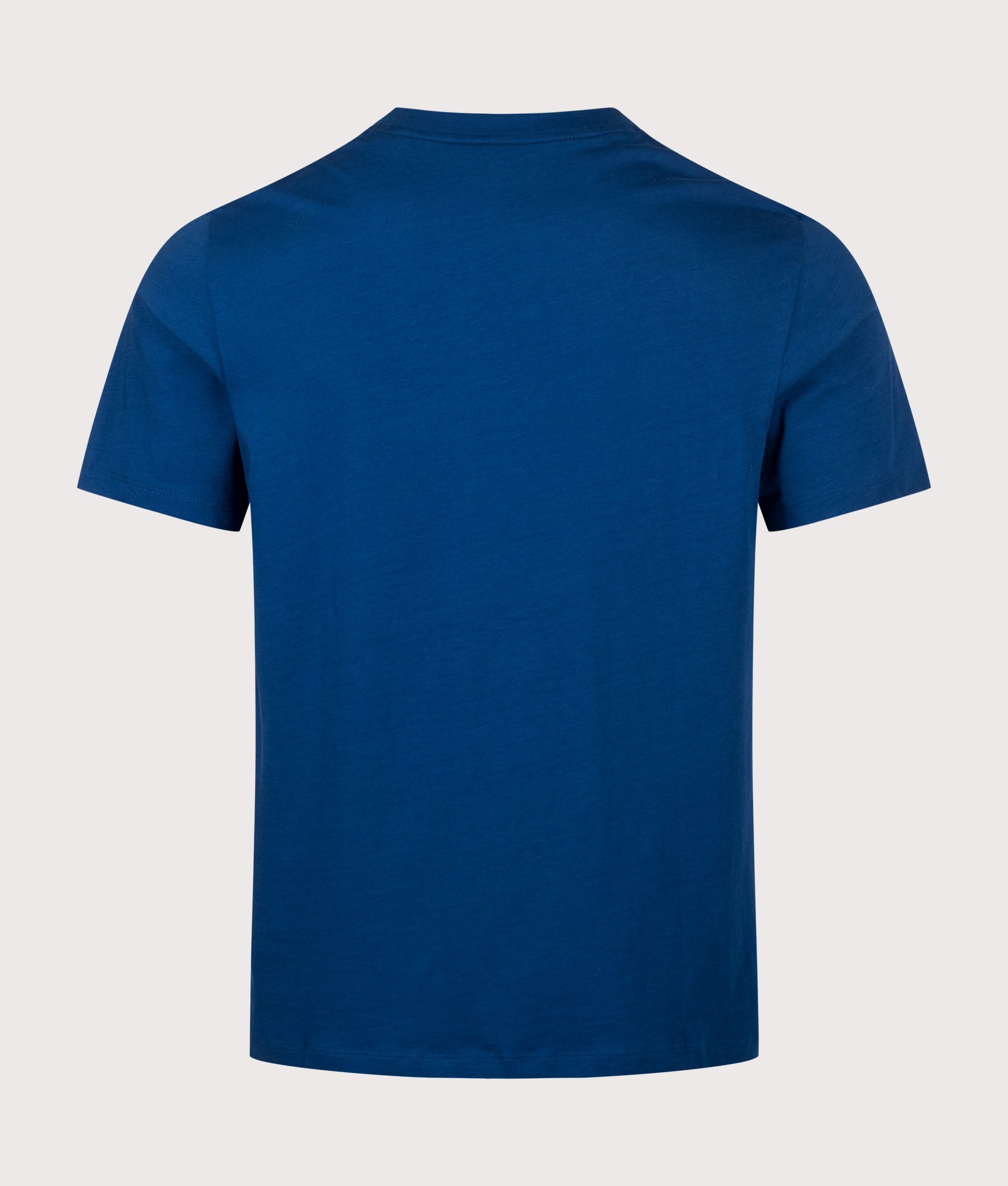 HUGO Dero222 T-Shirt in Open Blue at EQVVS Menswear. Back shot.