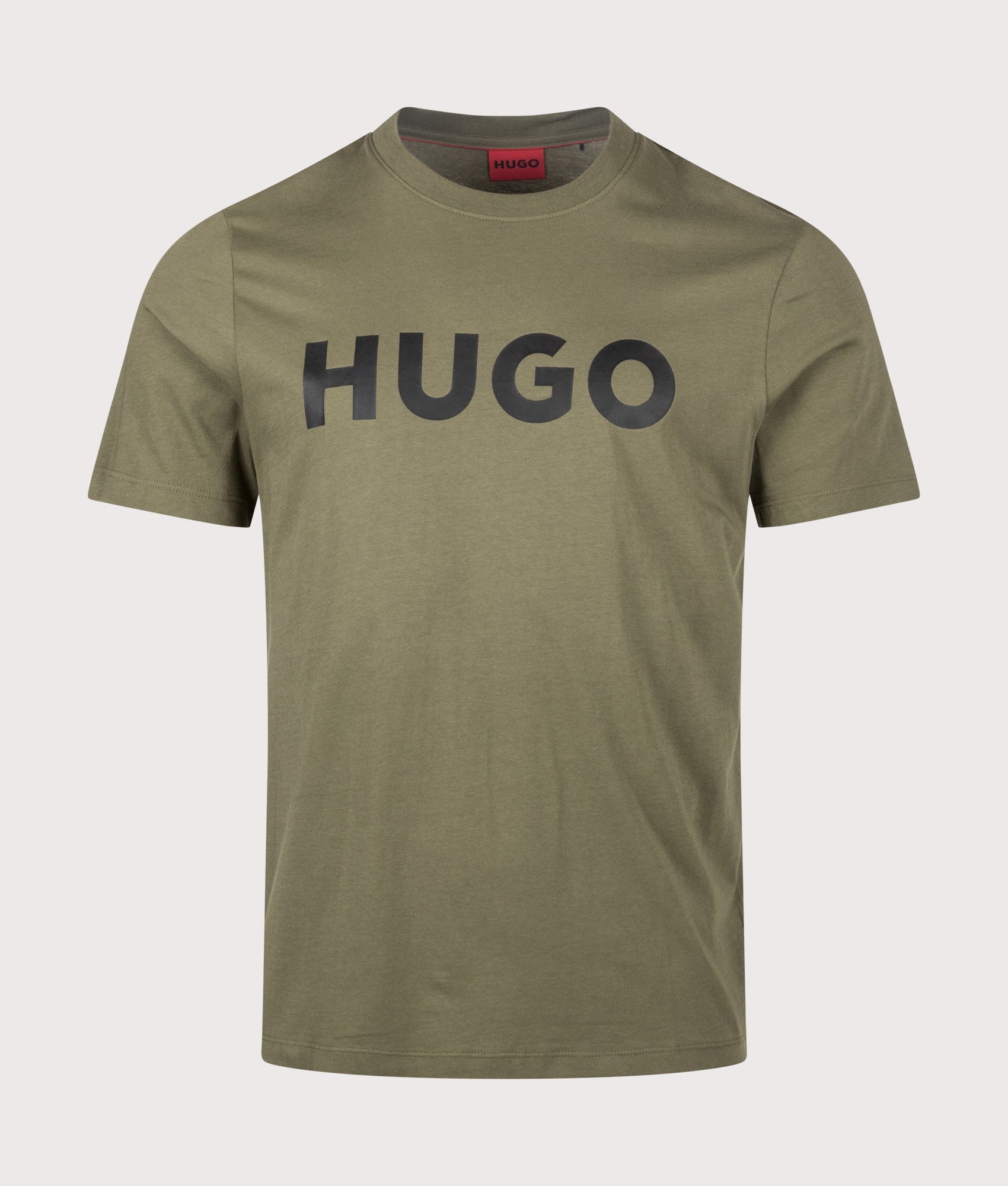 HUGO Dulivio T-Shirt in Open Green at EQVVS Menswear. Front shot.