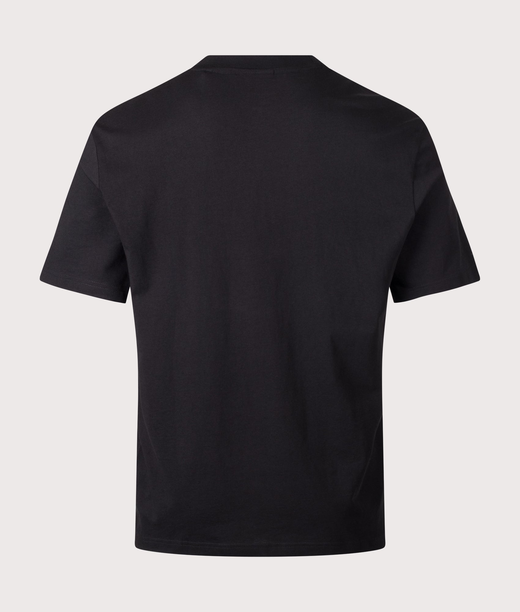 HUGO Relaxed Fit Darise T-Shirt in Black at EQVVS Menswear. Back shot.