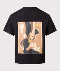 Relaxed Fit Detzi T-Shirt: 001 Black 