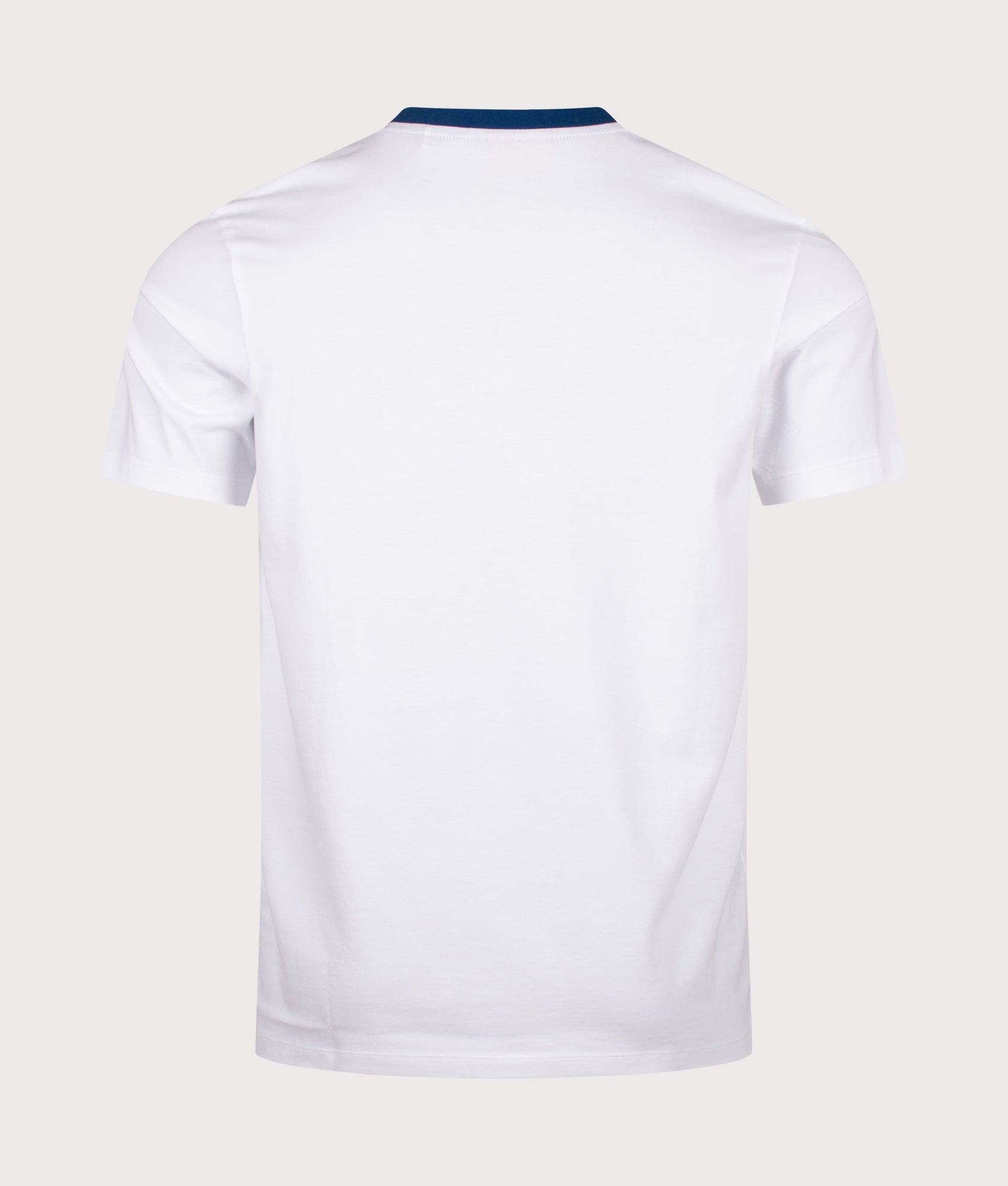HUGO Dempsy T-Shirt in White at EQVVS Menswear. Back shot.