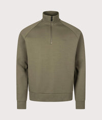 Regular Fit Sweatshirt: 398 Open Green 