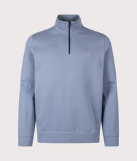Regular Fit Zetrust Quarter Zip Sweatshirt: 424 Medium Blue 