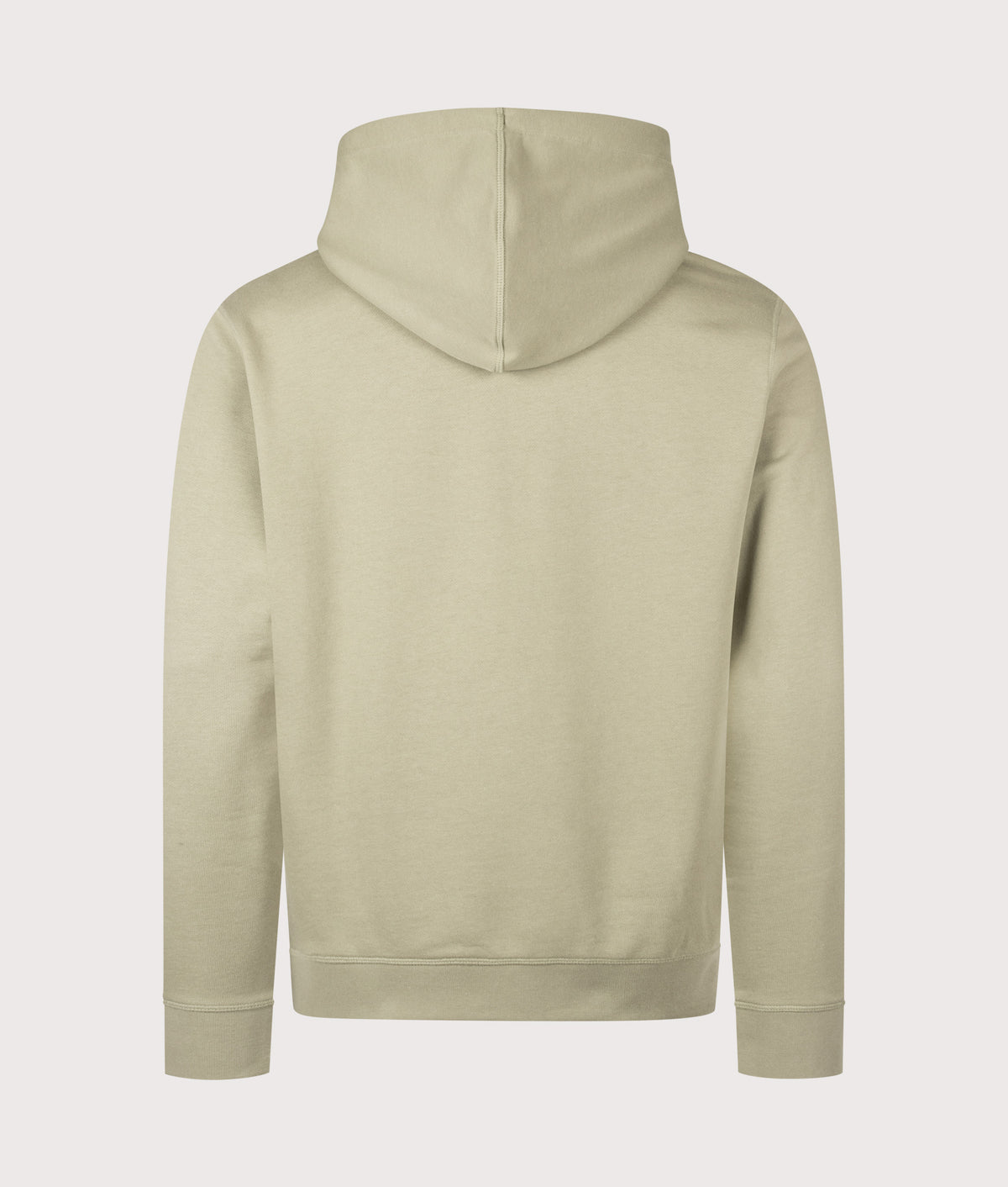 BOSS Regular Fit Wetalk Hoodie in Open Green at EQVVS Menswear. Back shot.