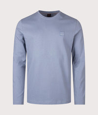Regular Fit Long Sleeve Tacks T-Shirt: 424 Medium Blue 