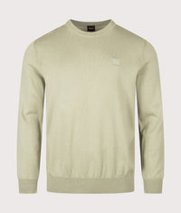 Regular Fit Kanovano Knitted Jumper: 370 Open Green 